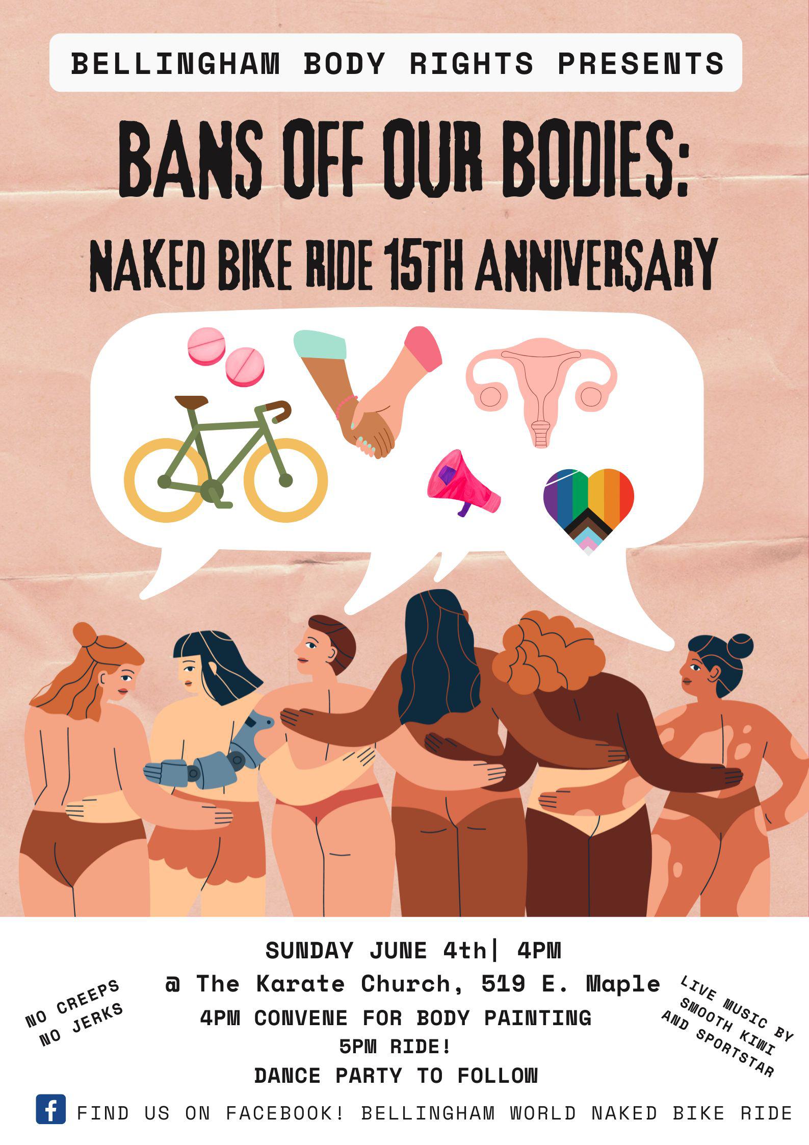 Bham Naked Bike Ride tomorrow! : Bellingham