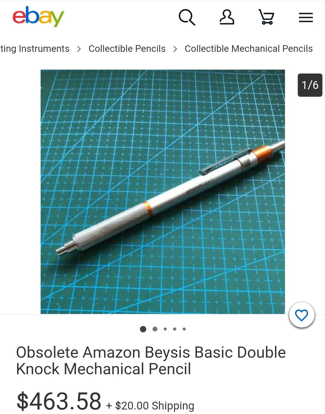 Whaaaaat?! Gotta share this ridiculousness r/mechanicalpencils