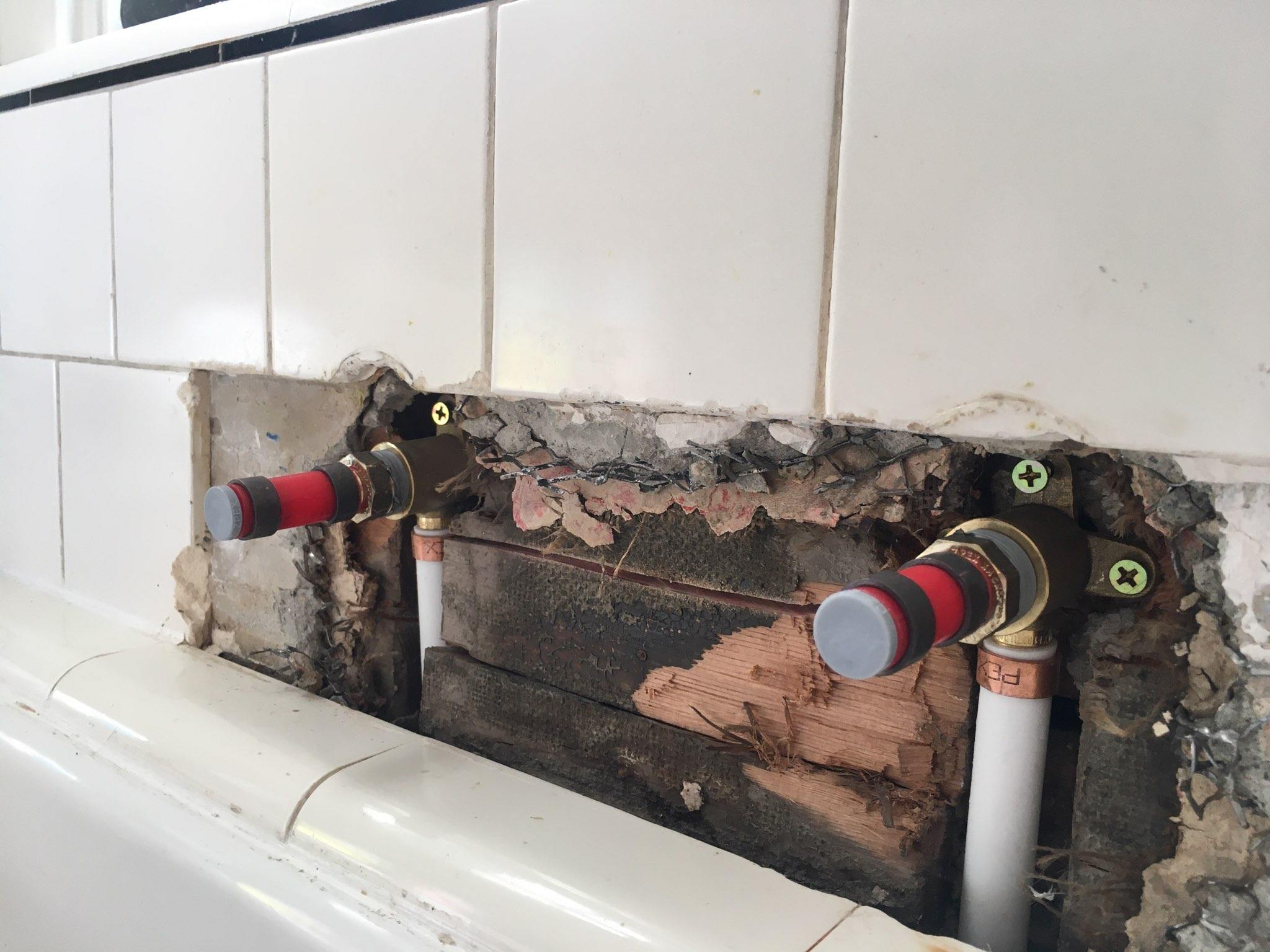 Advice had new water lines run to my wall mount sink...what are