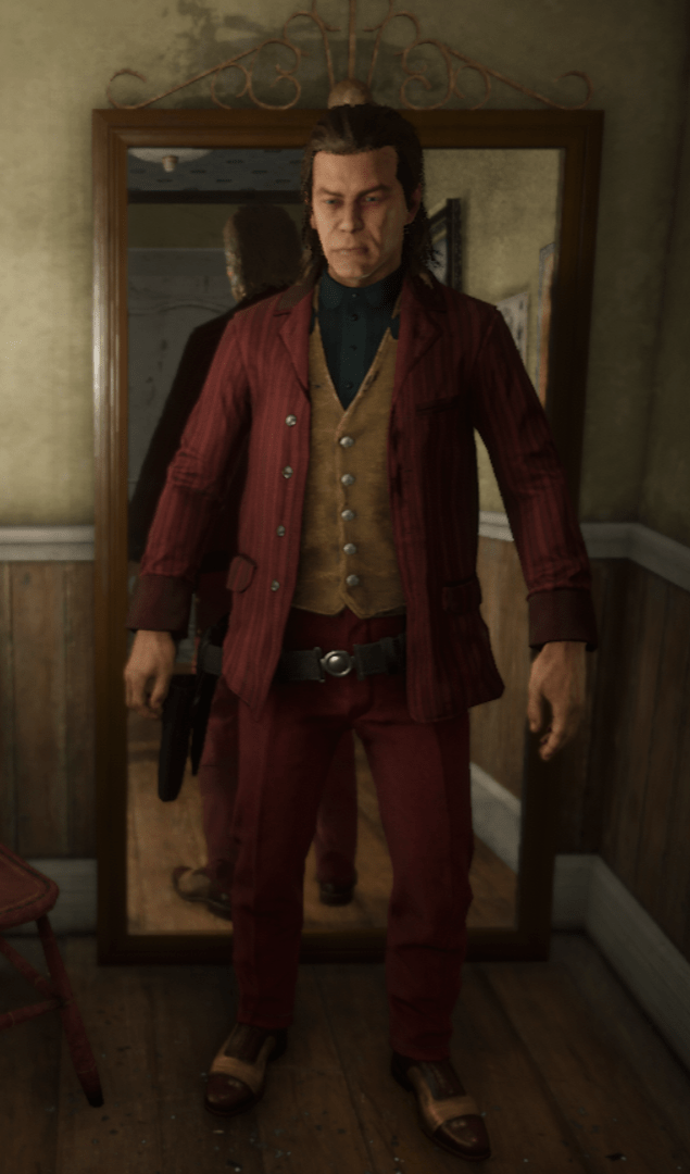 I Tried Recreating the Joker Suit for my Red Dead Online Character r