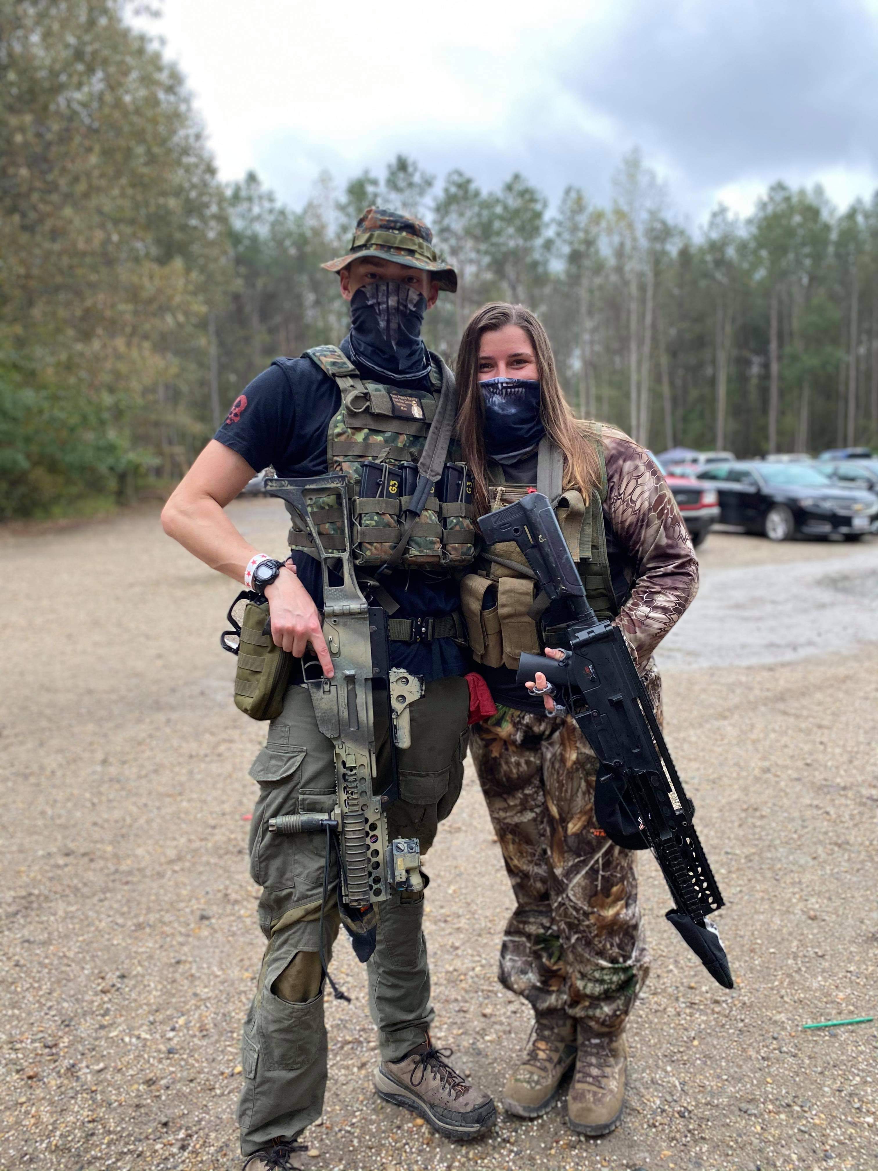 About to go out to the field with the boyfriend! r/airsoft