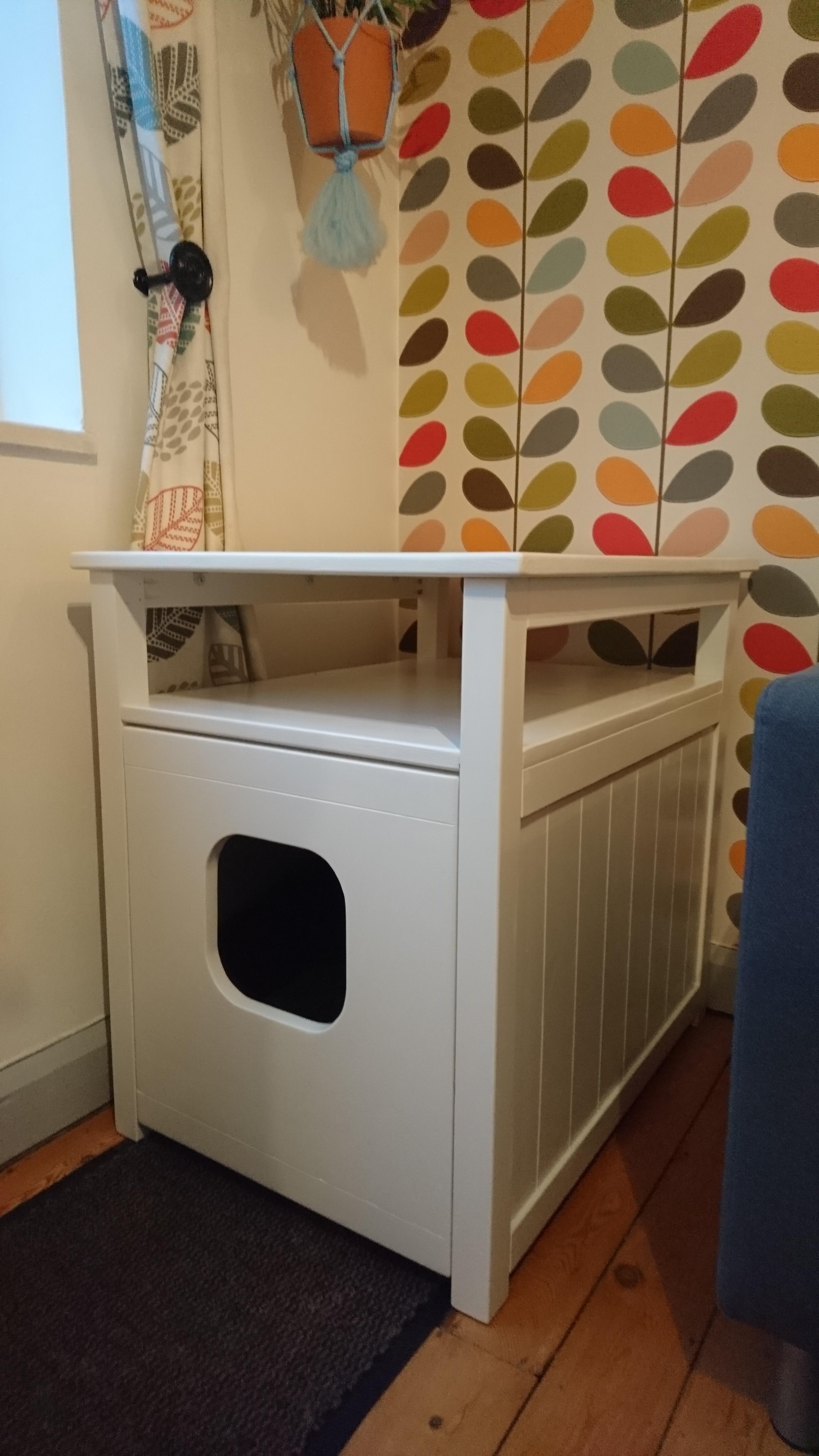 A large cat litter (cat toilet) r/woodworking