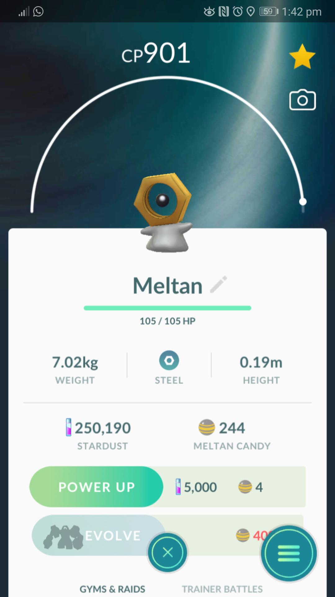 One mystery box got me 244 Meltan candy. Double candy, quadruple with