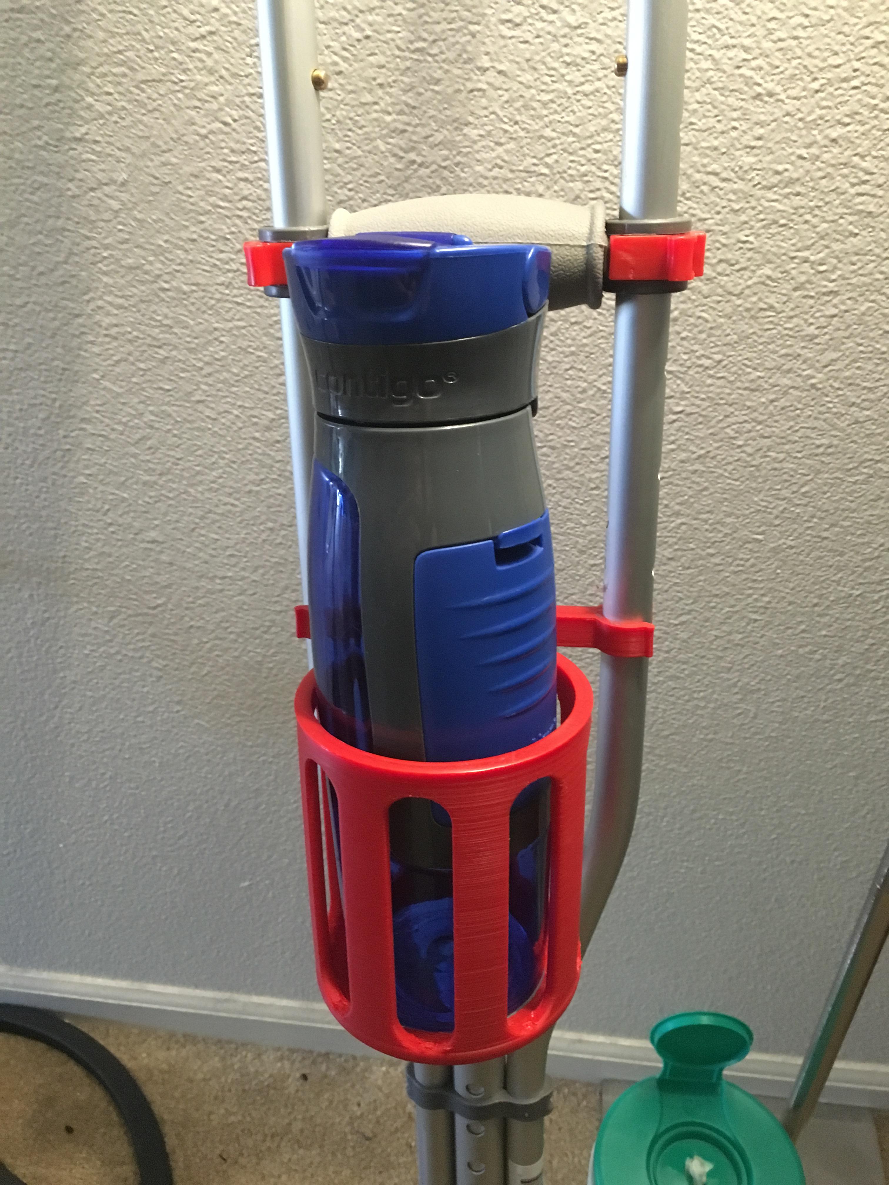 A while ago my wife broke her foot and needed crutches. I designed and