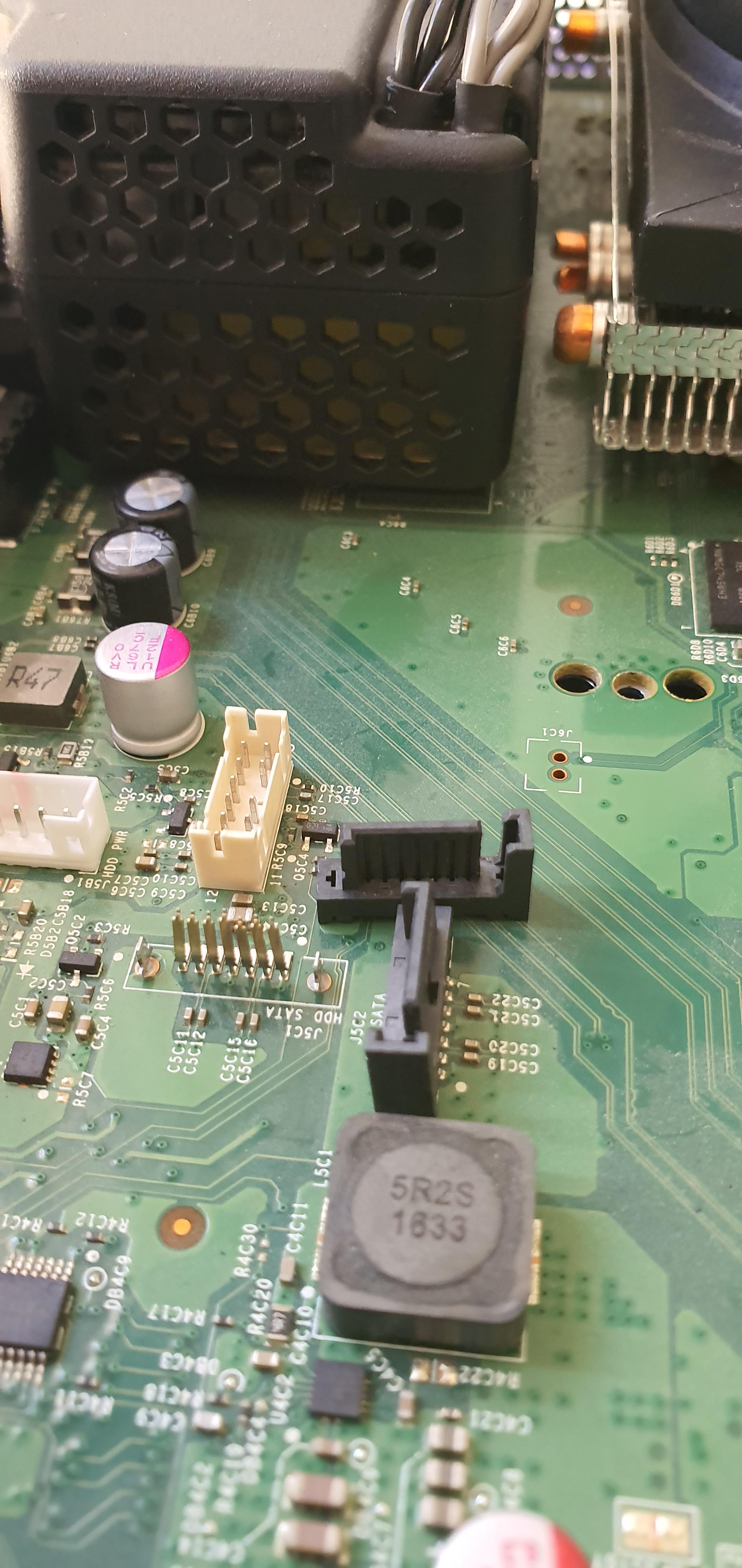 Xbox one s sata port came off. How would I put it back on r/XboxOneHelp