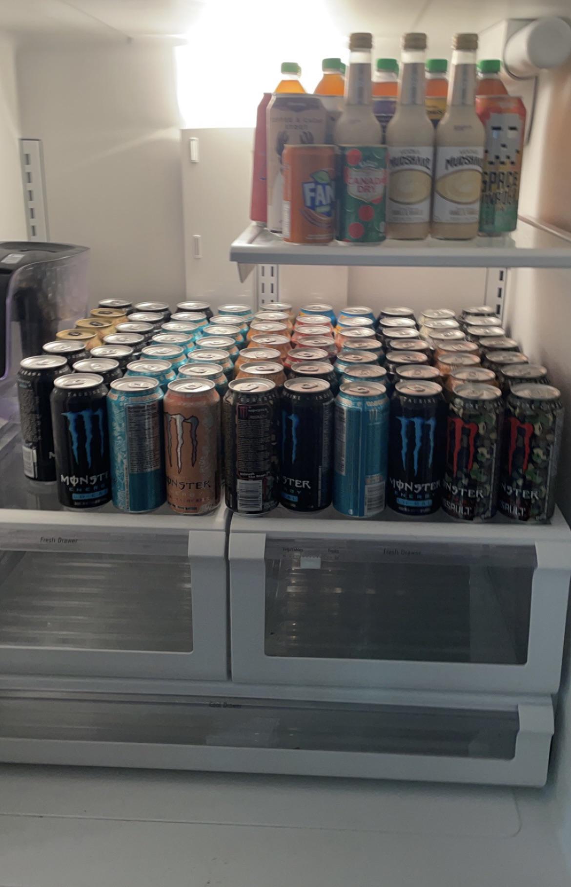 Rate my fridge : r/monsterenergy