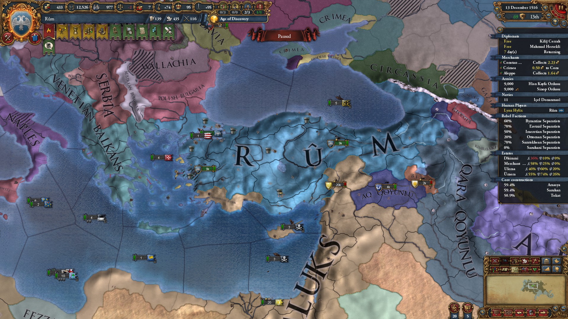 Rum formed by 1516 r/eu4