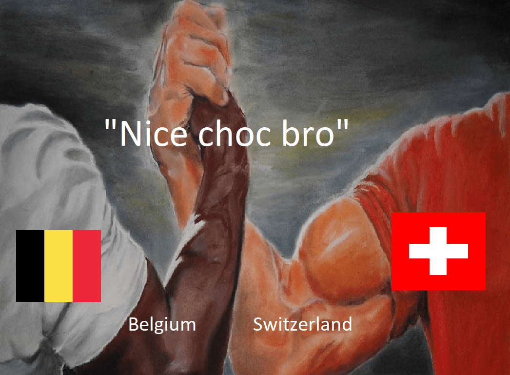 do you like belgian or swiss chocolate more ? r/memes
