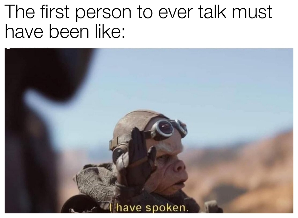 Ah yes the speaker r/memes