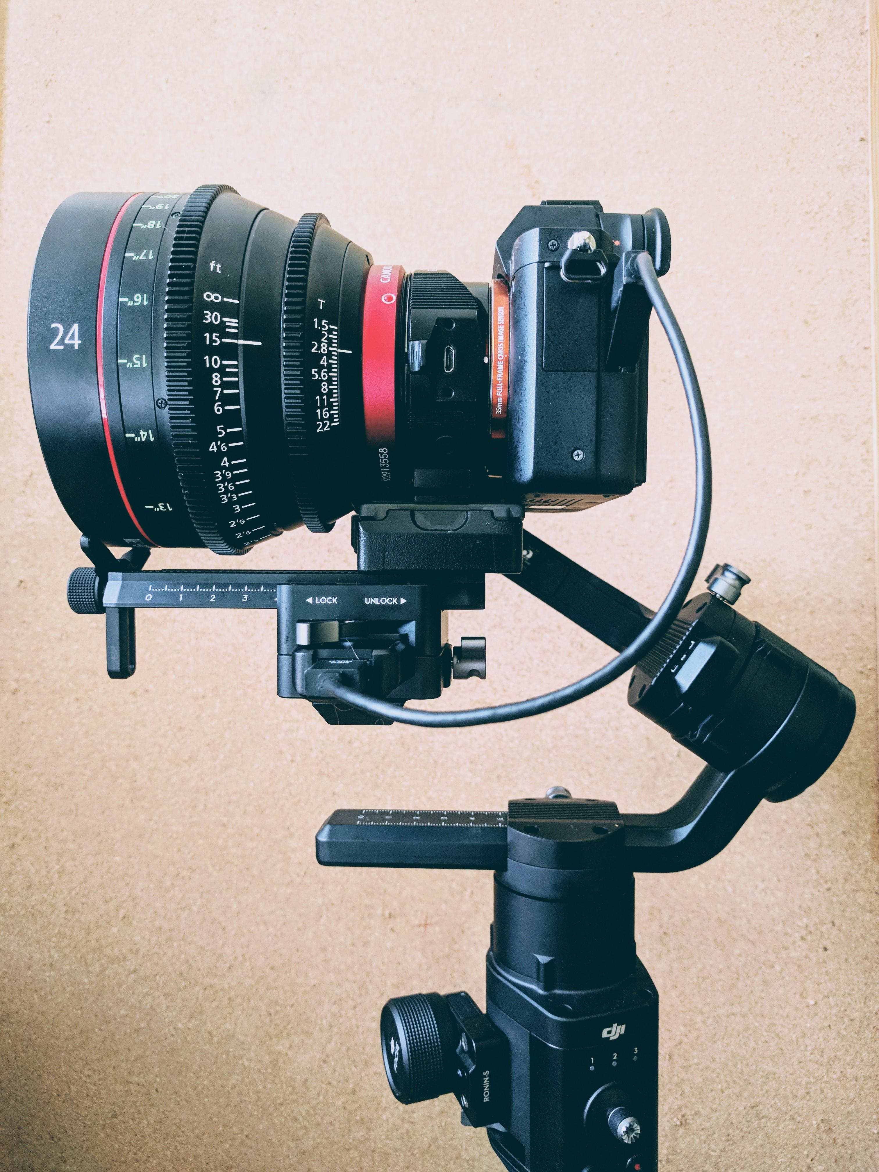 Balancing a Canon CNE lens on a Ronin S Is it possible? (Sony a7Sii