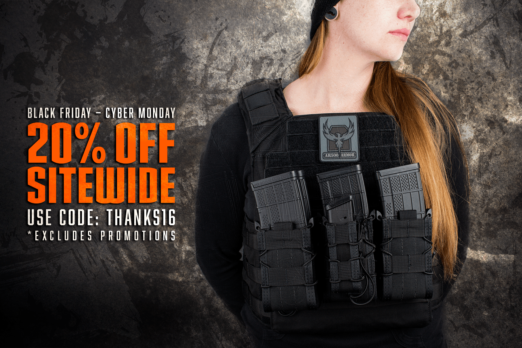 AR500 Armor® Black Friday Sale 2016 (Code is available from November
