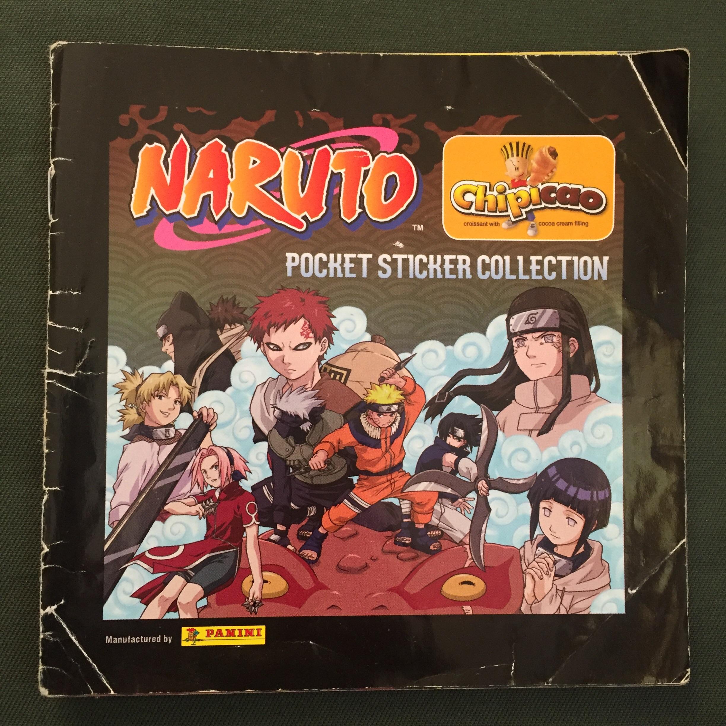 Today I found my Naruto sticker collection. Feels like it was at least