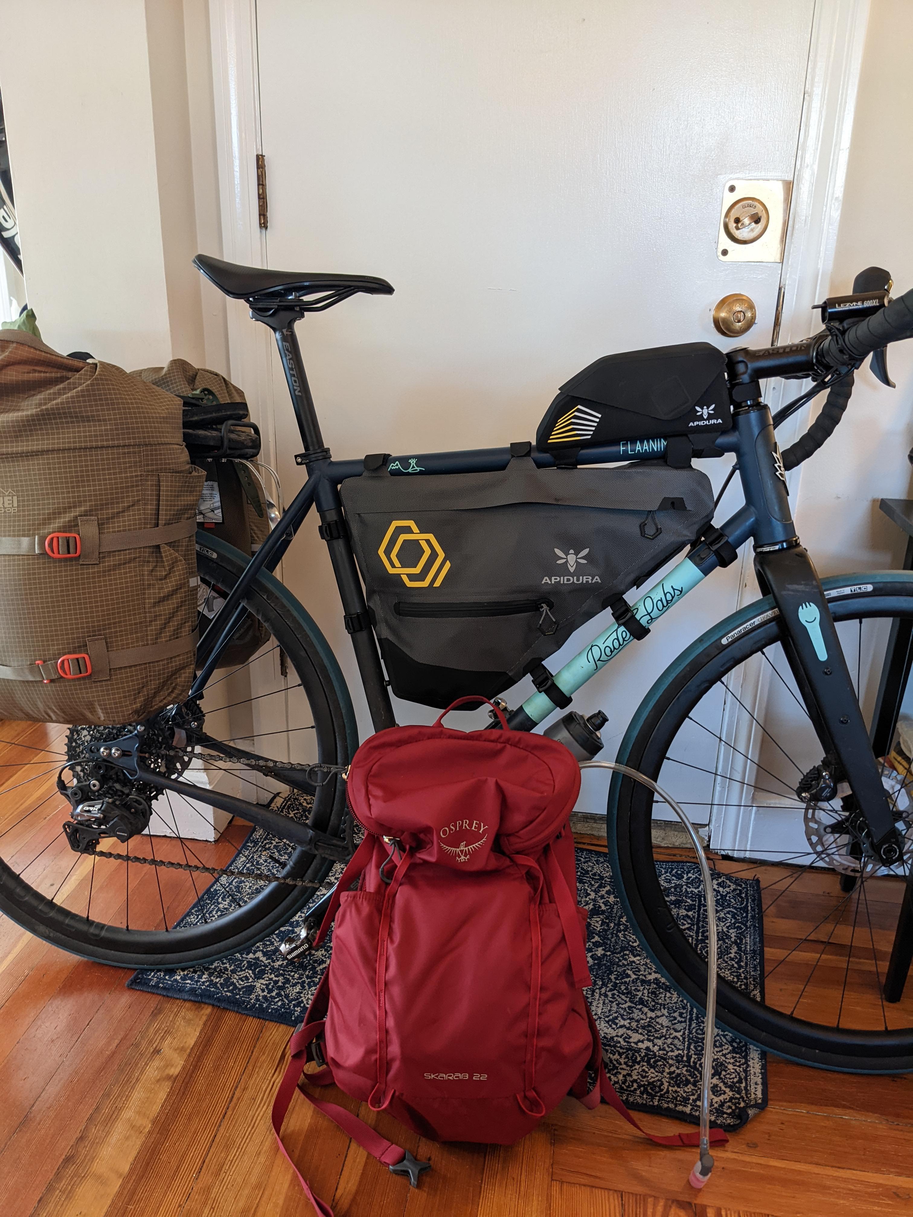first bike packing over night trip. Boston to Provincetown with a stop