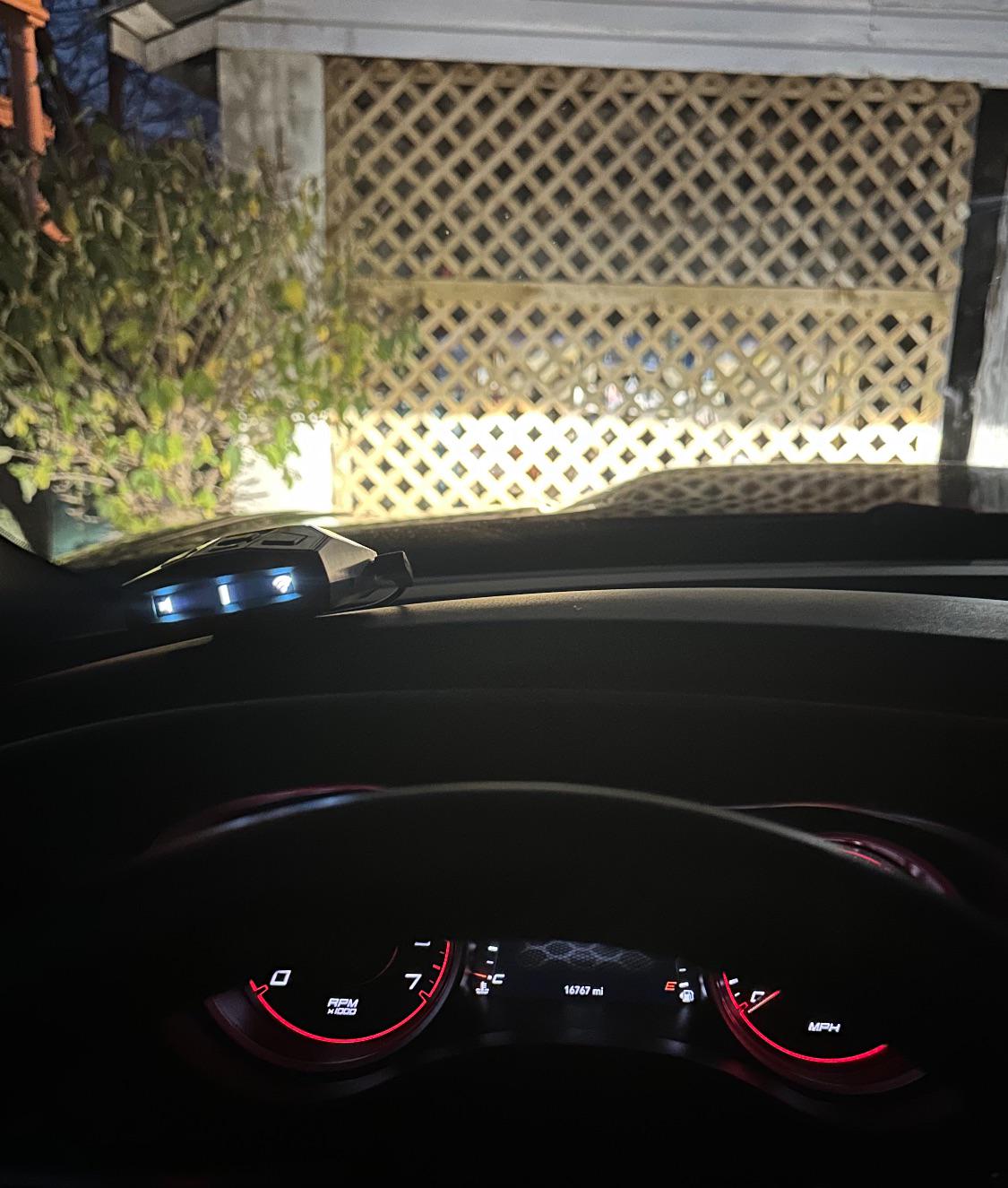 Is my radar detector ok mounted there? r/Charger