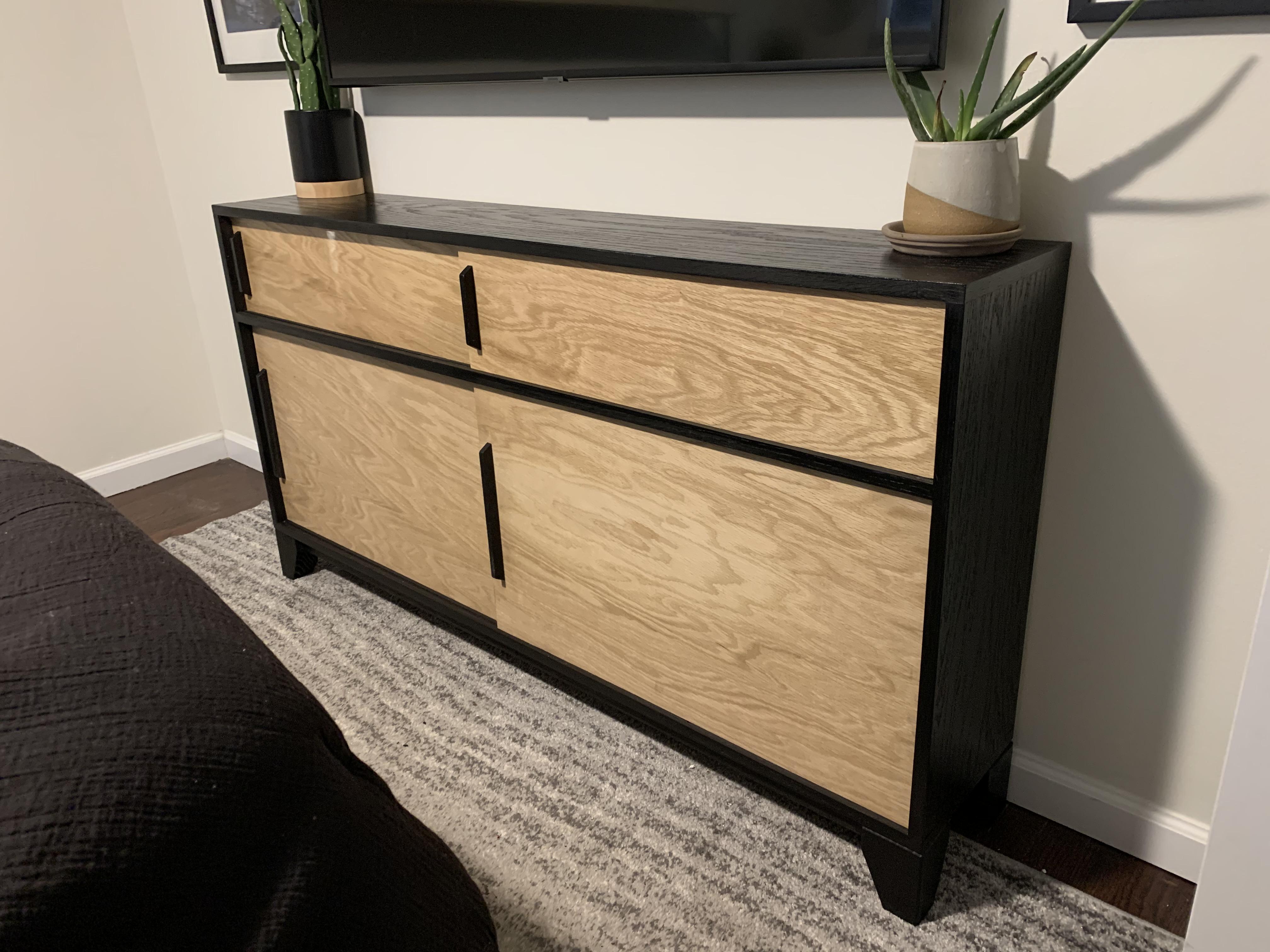 My first piece of “not shop furniture” furniture. A media for