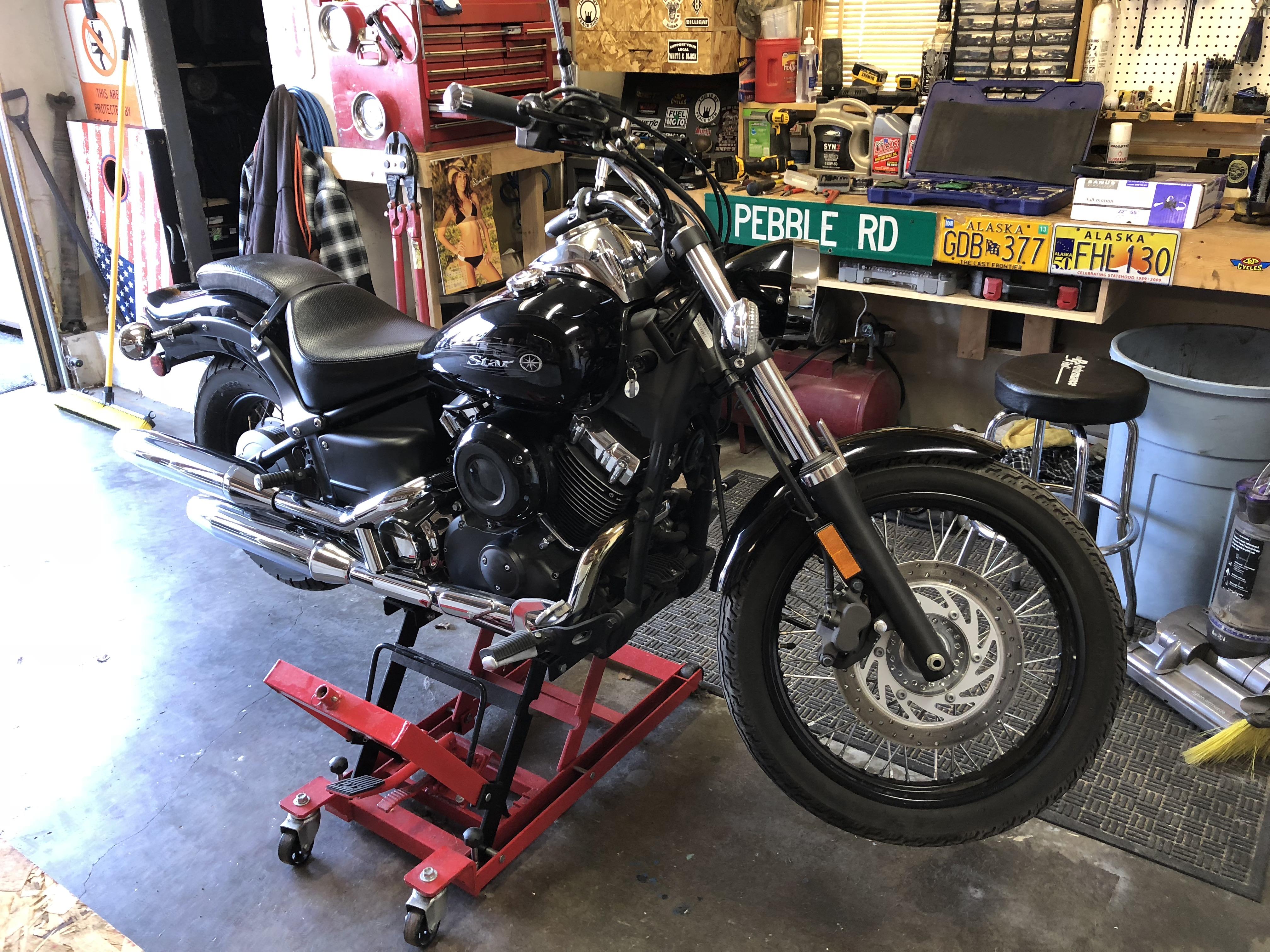 Just bought this 2009 V Star 650 with 4,000 miles for 3k. What a steal