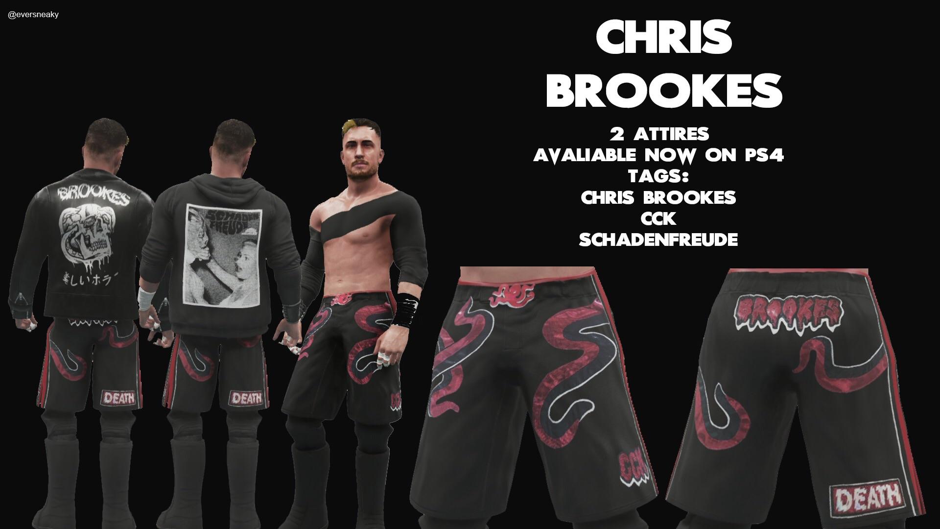 Chris Brookes now available on PS4 WWEGames
