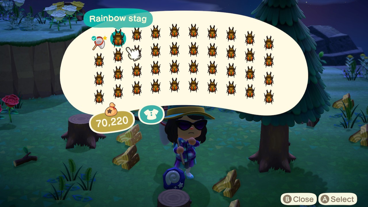 We out here farming Rainbow Stags r/AnimalCrossing
