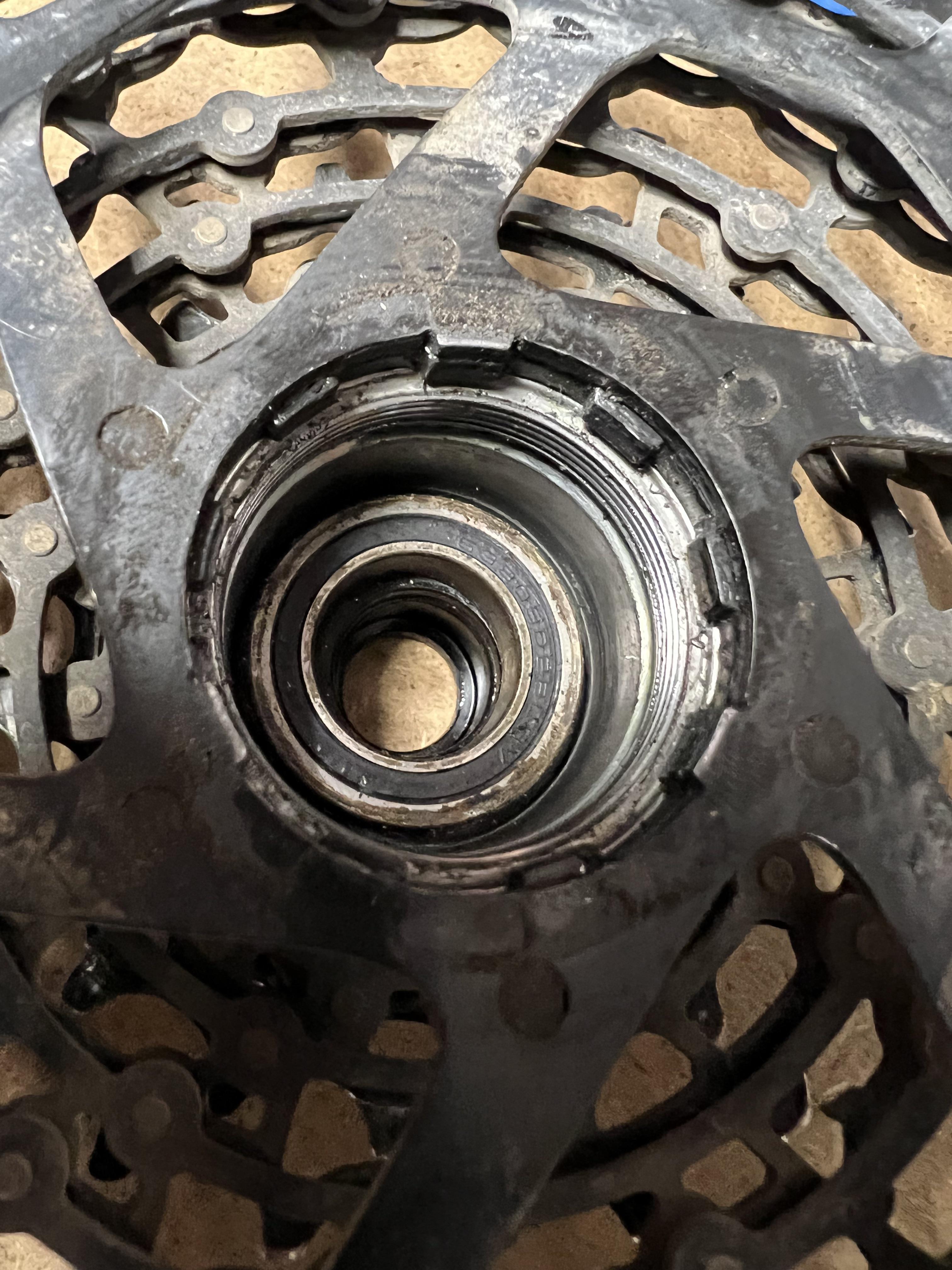How to remove this bearing. It's a Sram roam 40 freehub in an xd