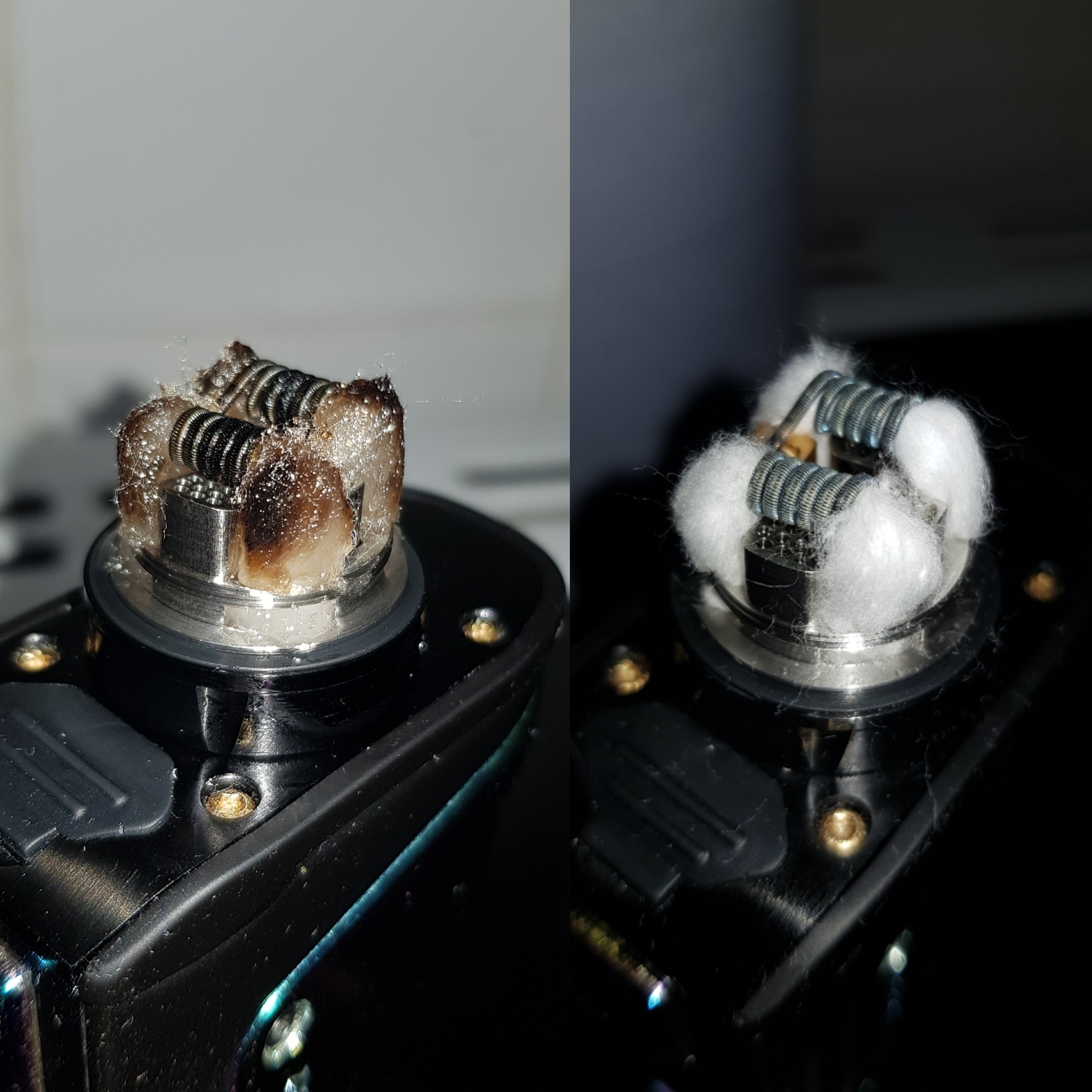 How often do you guys change your wicks?? This is about 40ml of juice