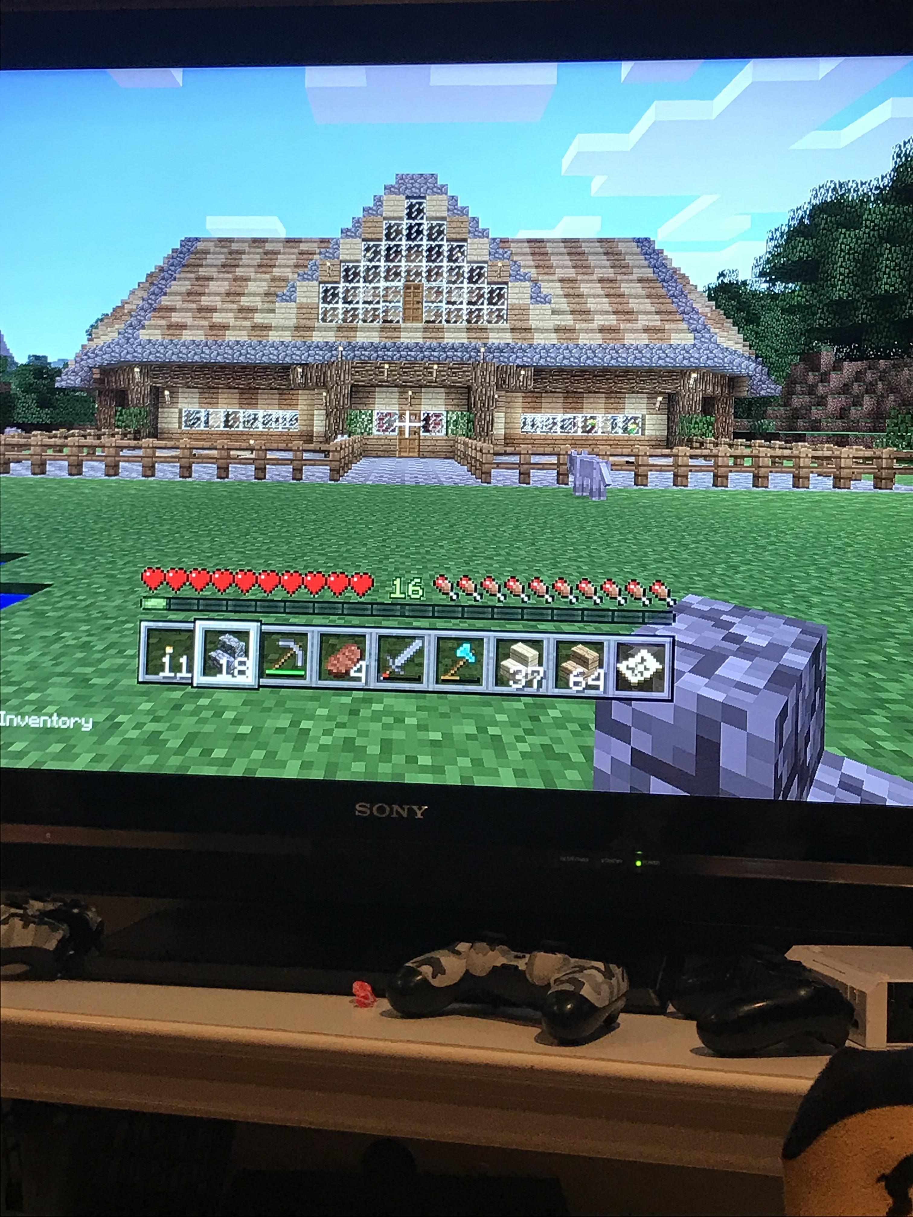 Pattern on roof yes or no? Minecraft