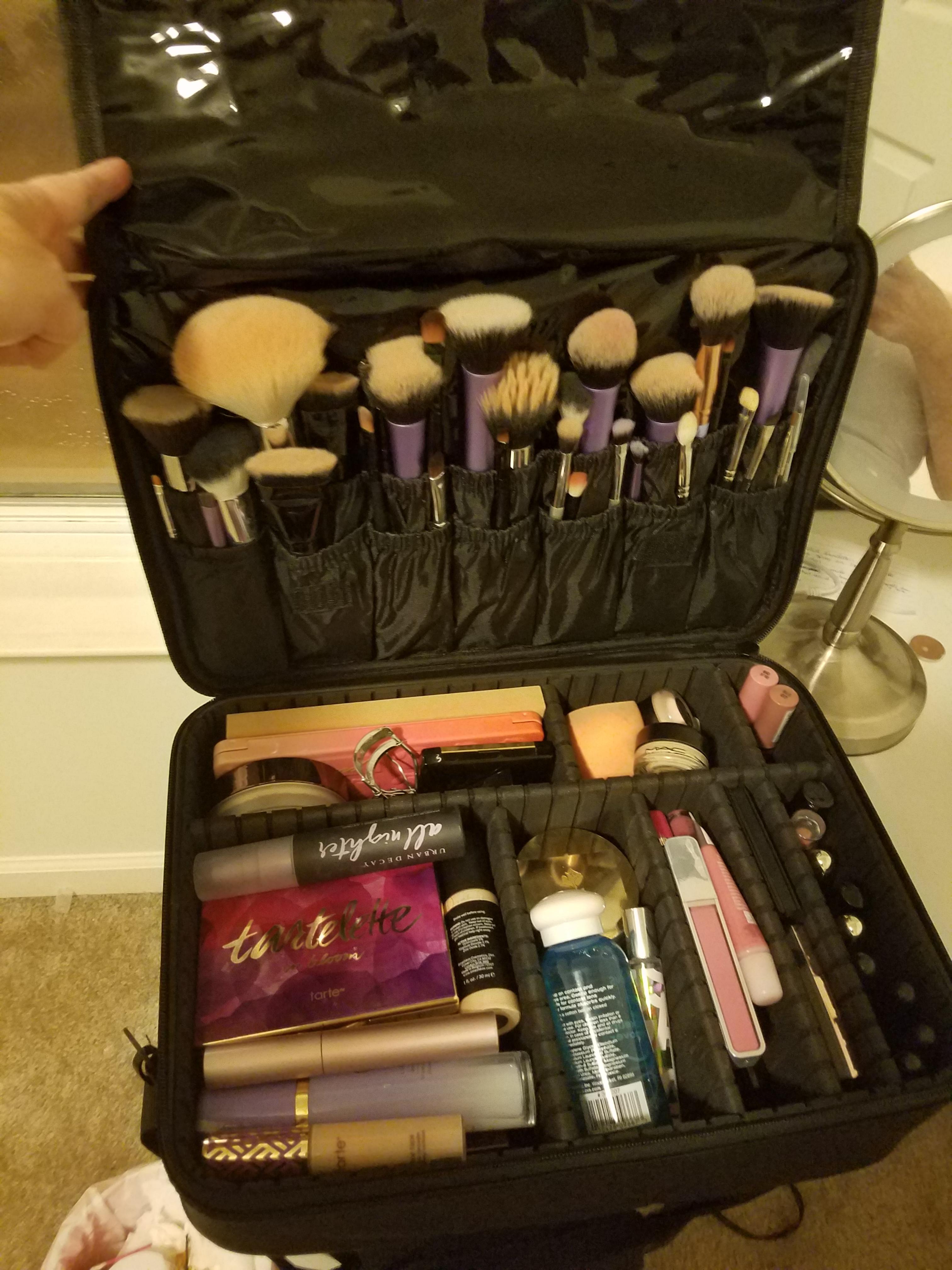 Found this amazing makeup travel bag on Amazon this week. Will be