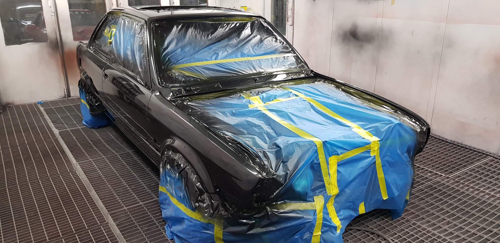 Fresh Diamond Black paint job for my 89 318i 2 door. Will post pics