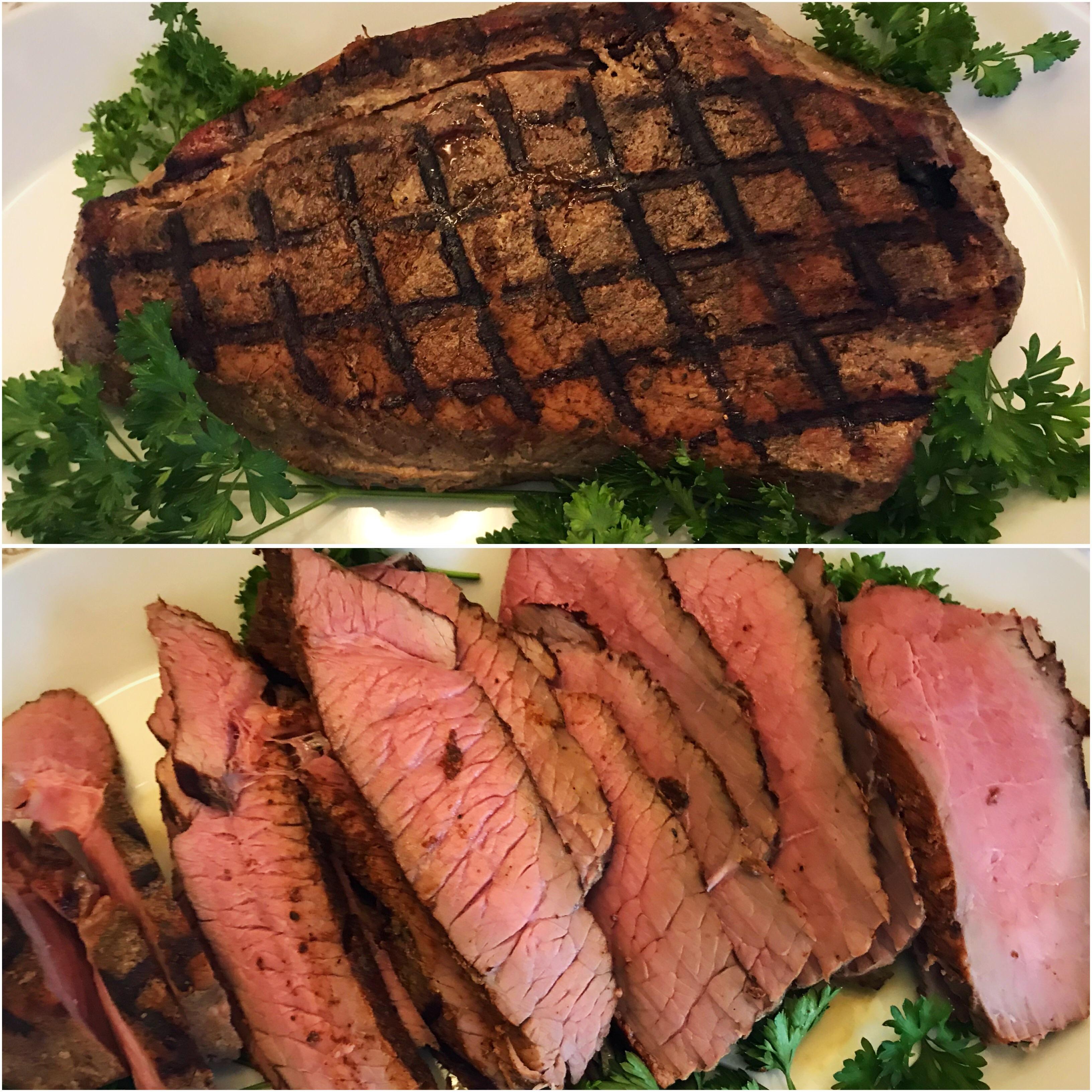 Another London Broil goes from tough to tender...recipe in comments