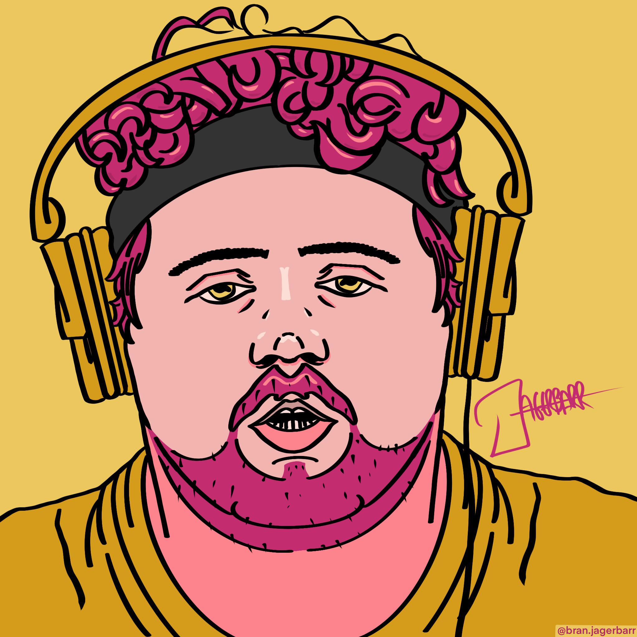 MeatCanyon portrait in my style r/MeatCanyon