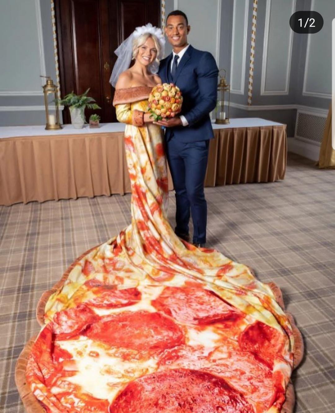 the ultimate wedding dress for the "not like other girls" girls. yes