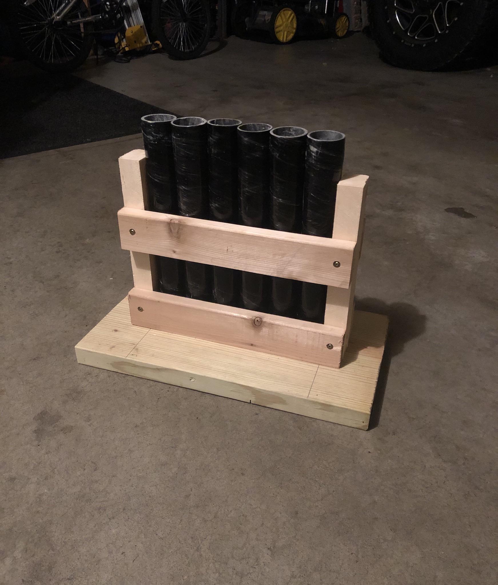 Just got finished building my 6 shot mortar rack, thought y’all might