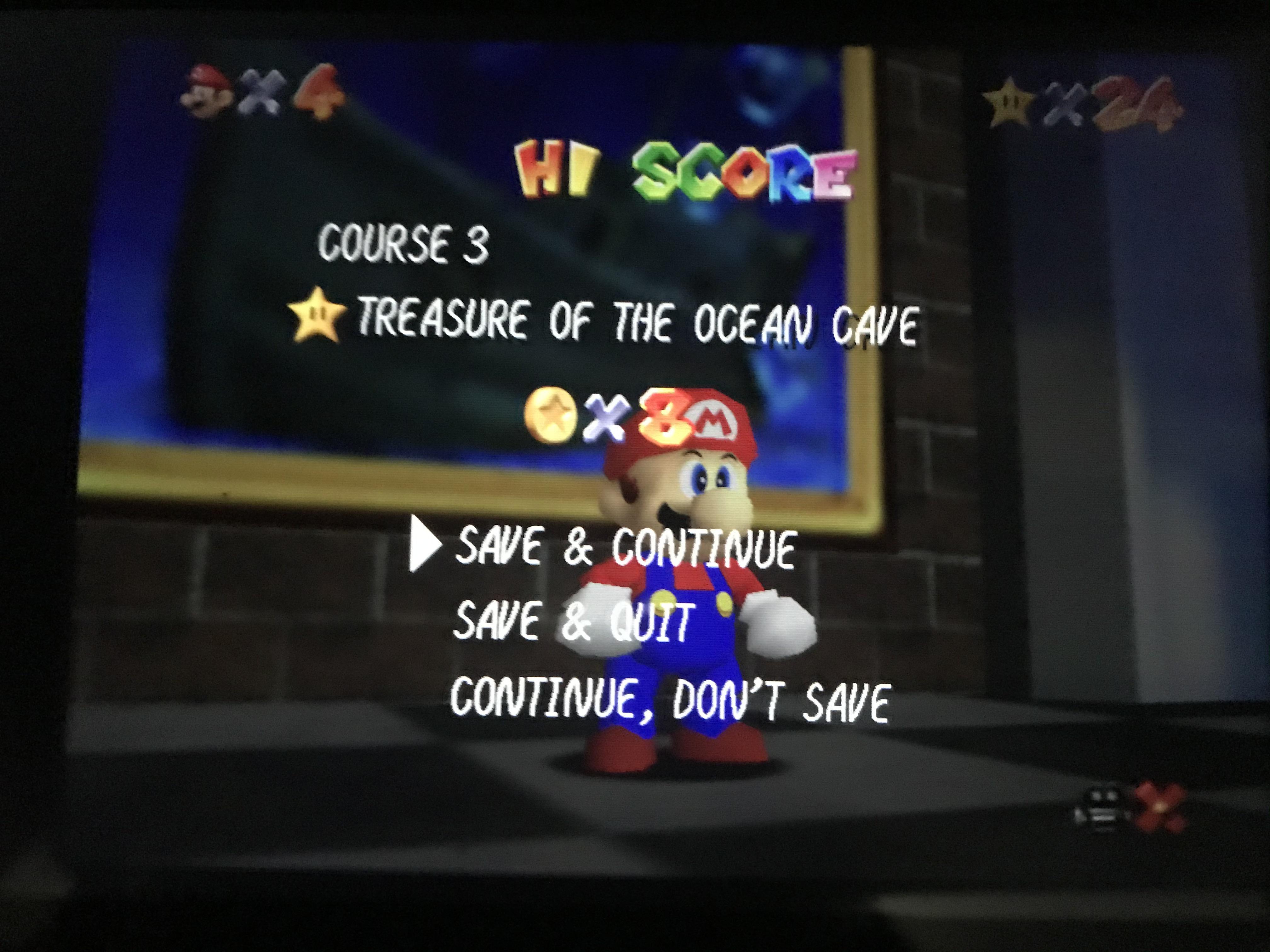 Daily Stars of SM64, Day 24 Jolly Roger Bay Treasure of the Ocean