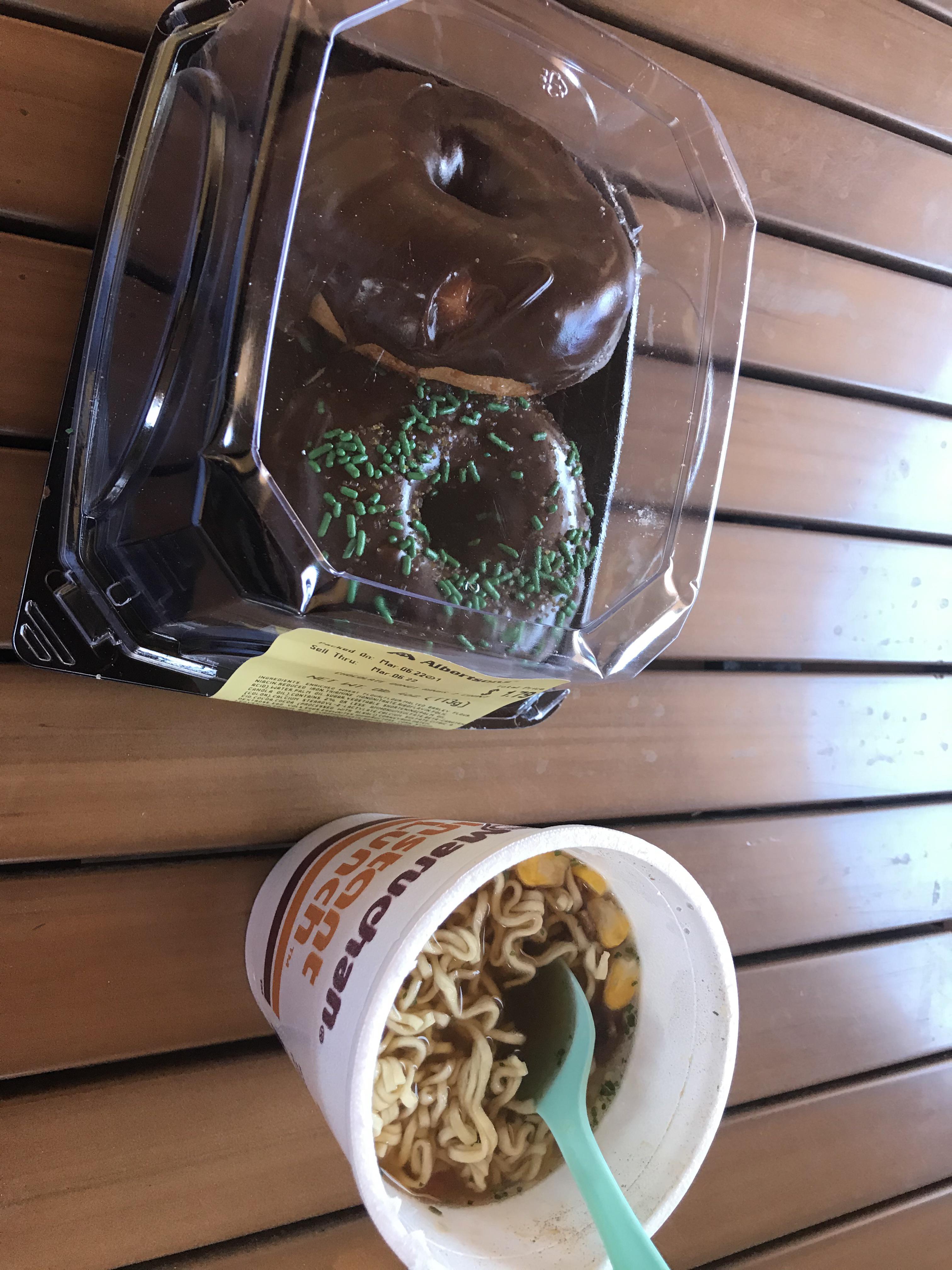 College meals 🥲1.08 total in California r/Cheap_Meals