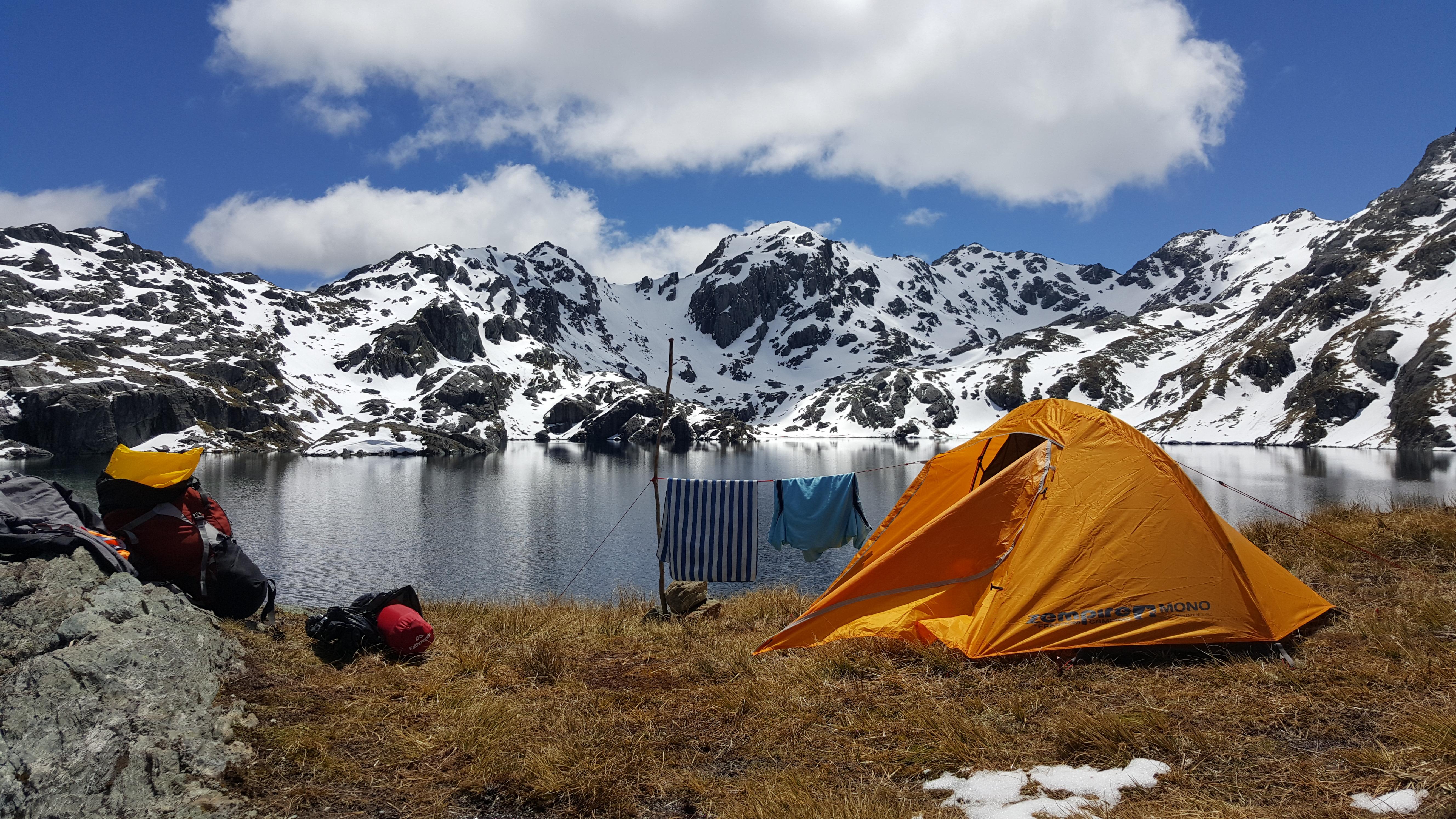 Camping by Lake Wilson, New Zealand r/CampingandHiking