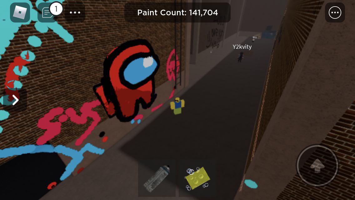 Look what I made in roblox spray paint r/AmongUs