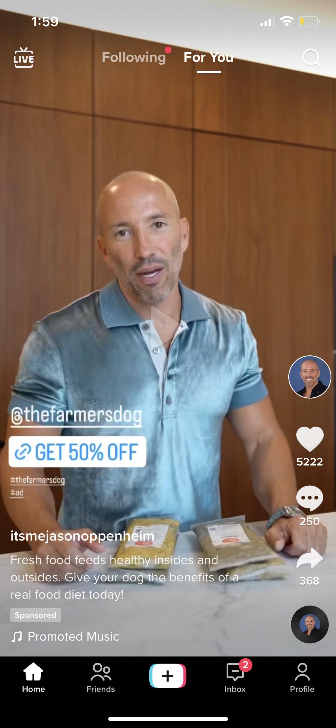 Housing market must be down, Jason is selling dog food r/SellingSunset