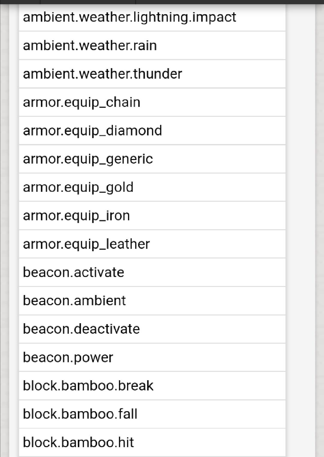 I saw the particle list someone posted and thought it might be useful