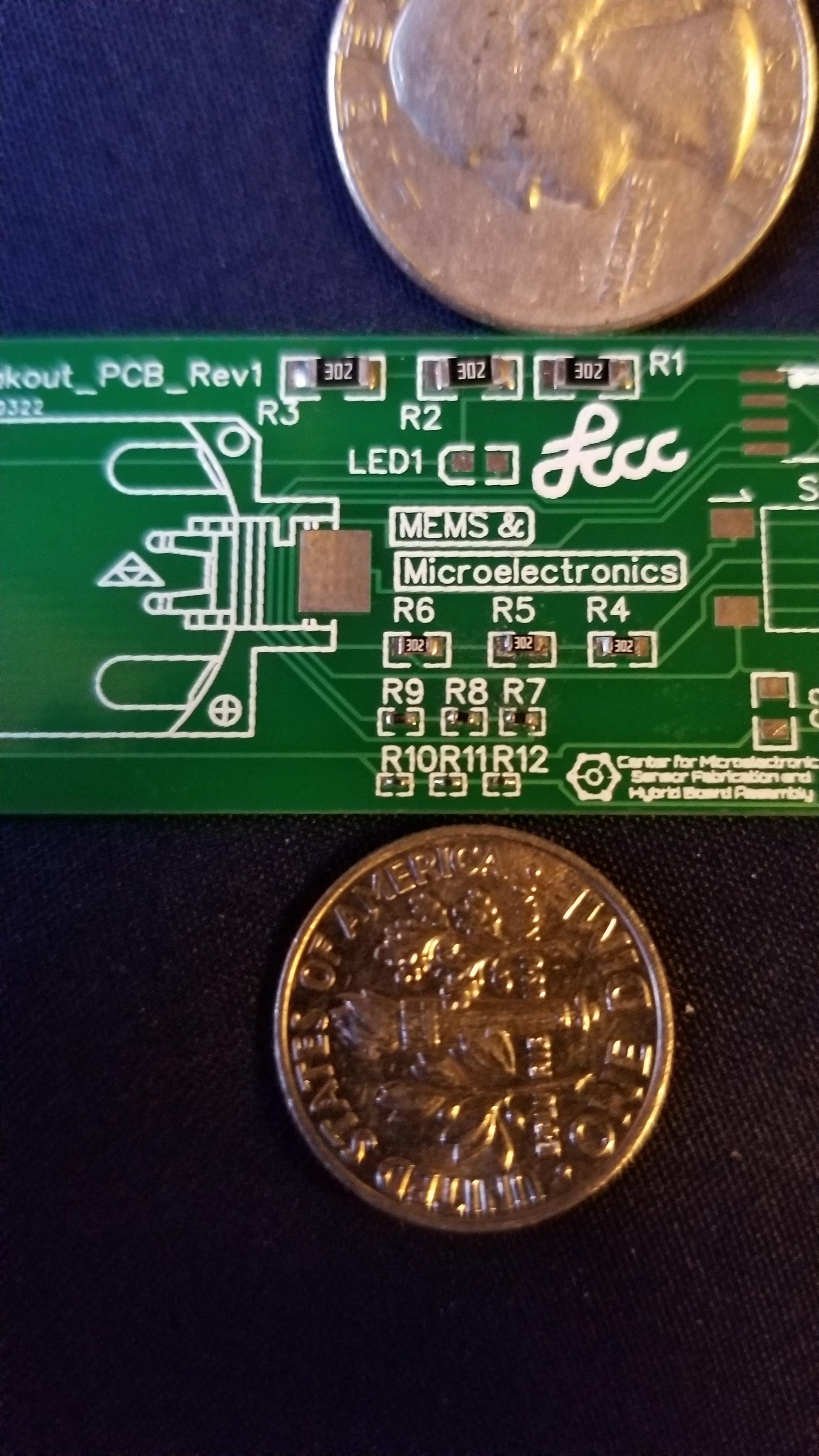 Got to solder tiny resistors in my micro electromechanical systems