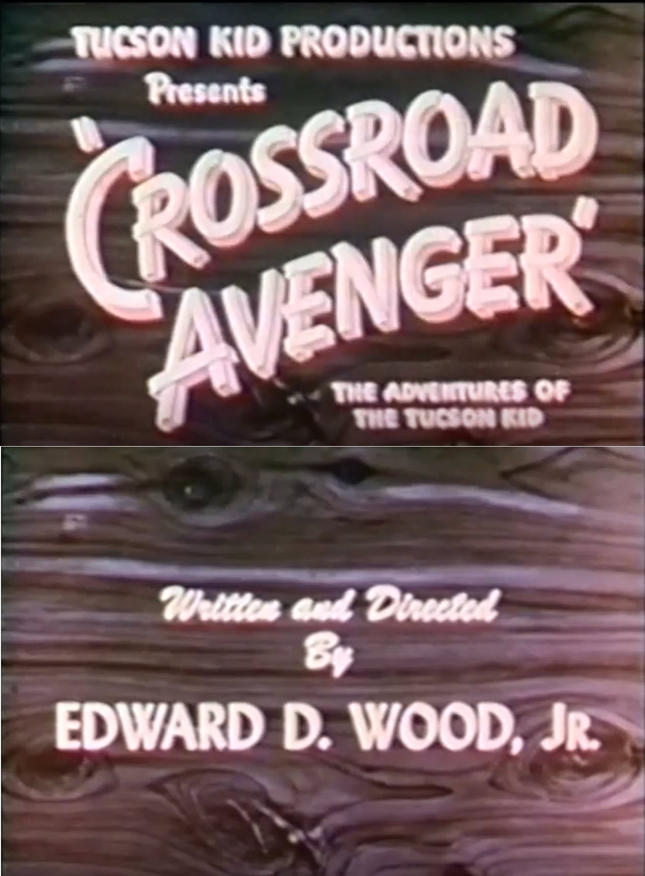 A TV Western Each Year, 1953 ‘Crossroad Avenger The Adventures of