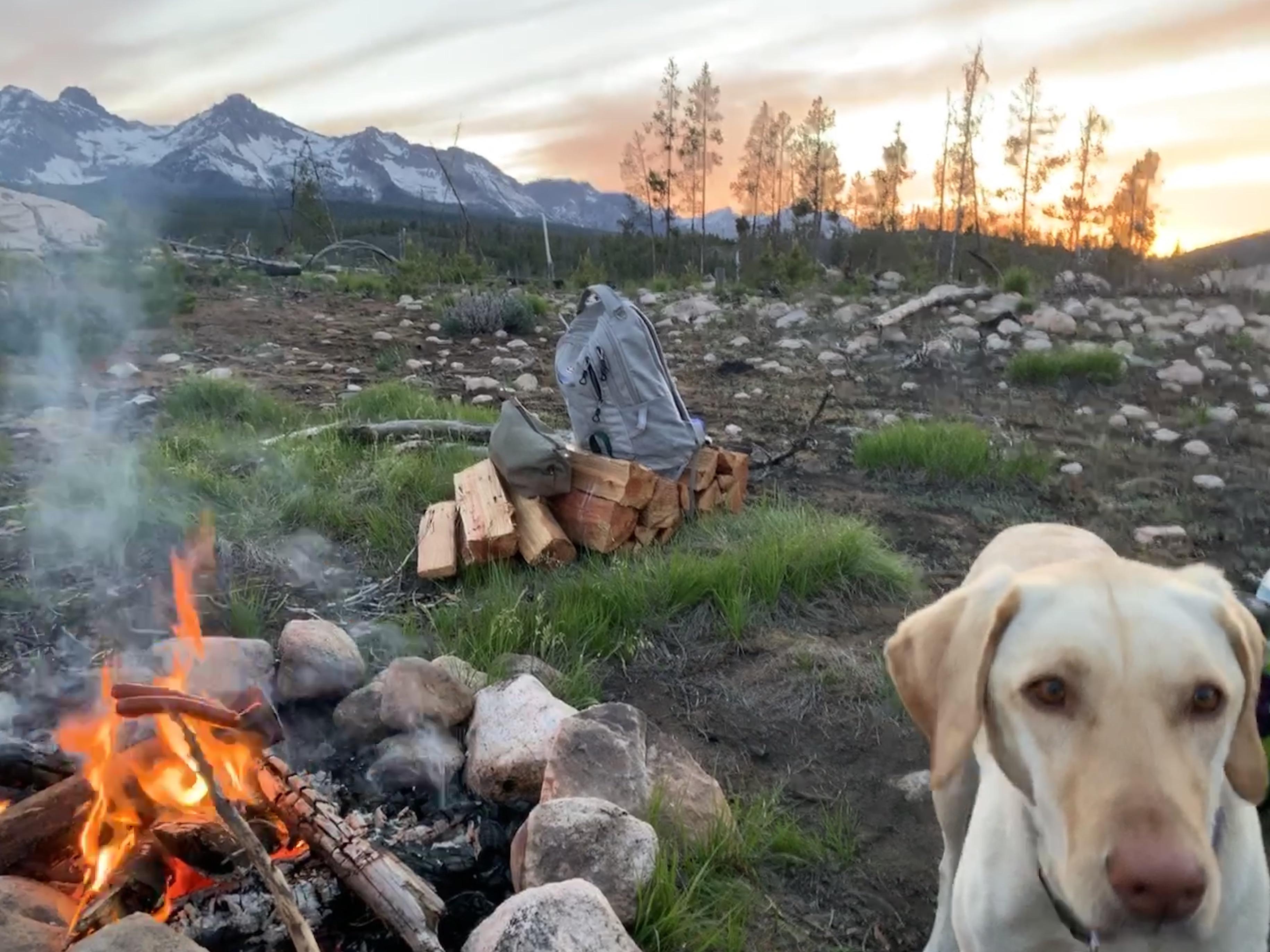 Camping in the sawtooths camping