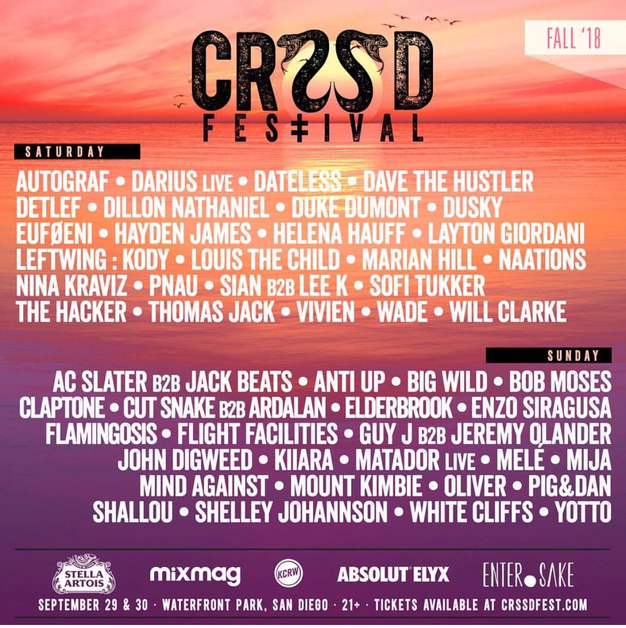 Crssd Day Splits! crssdfest