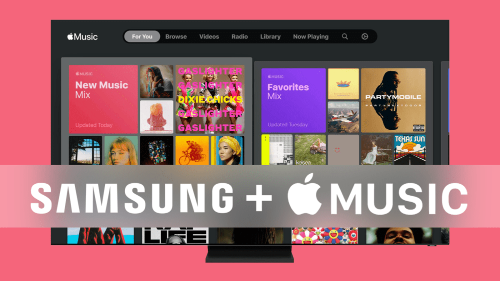 Starting today, the Apple Music app on Samsung TVs supports real-time