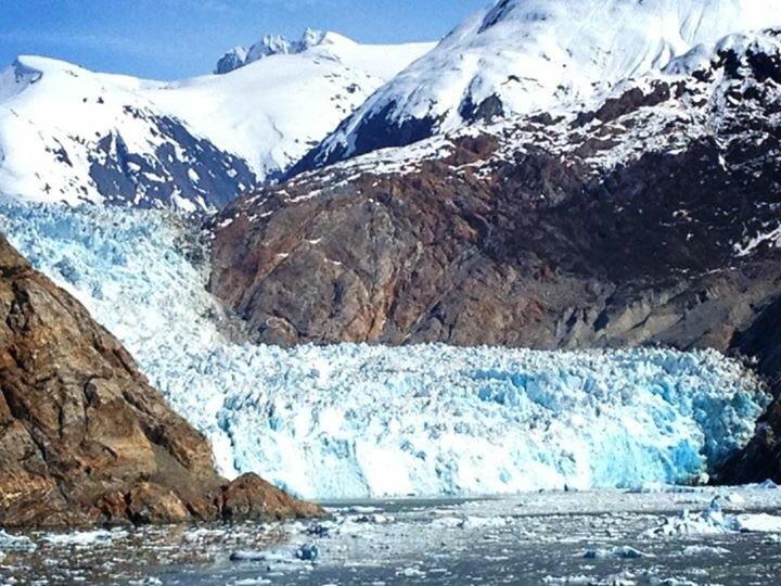 North Sawyer Glacier, Alaska. Taken with my iPhone. r/pics