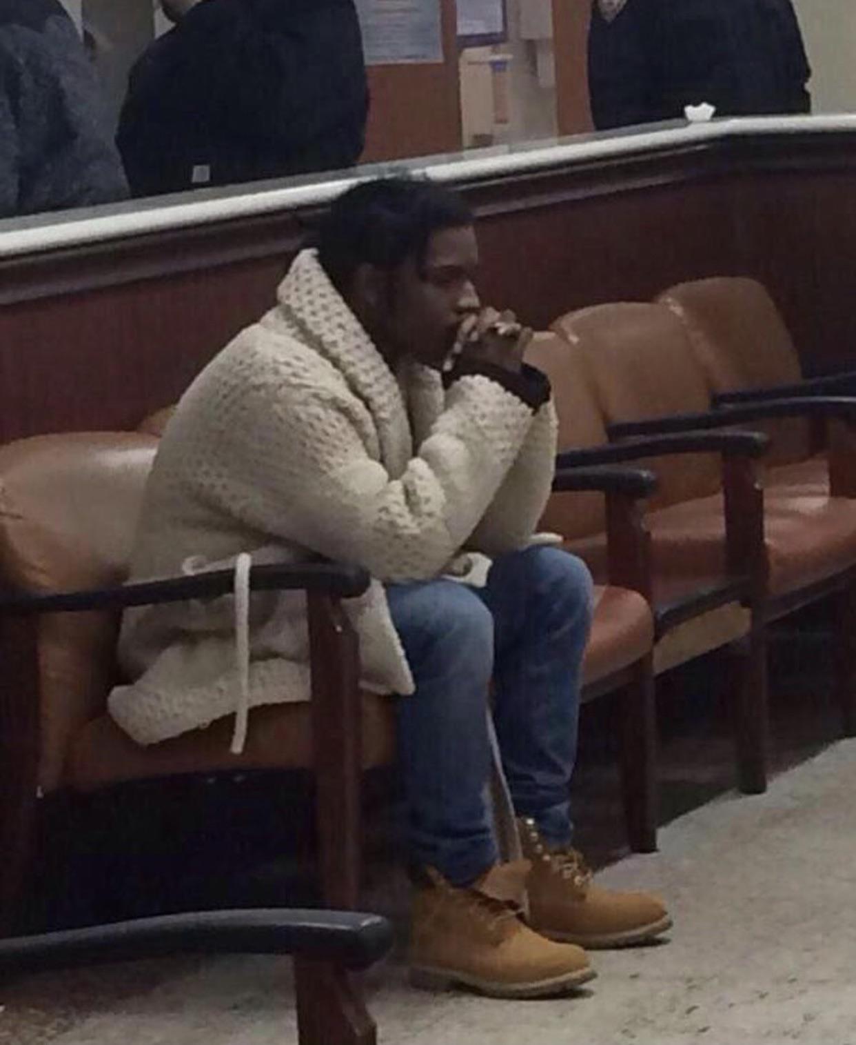 Rocky in the hospital after hearing about Yams’ death. Today is Yams