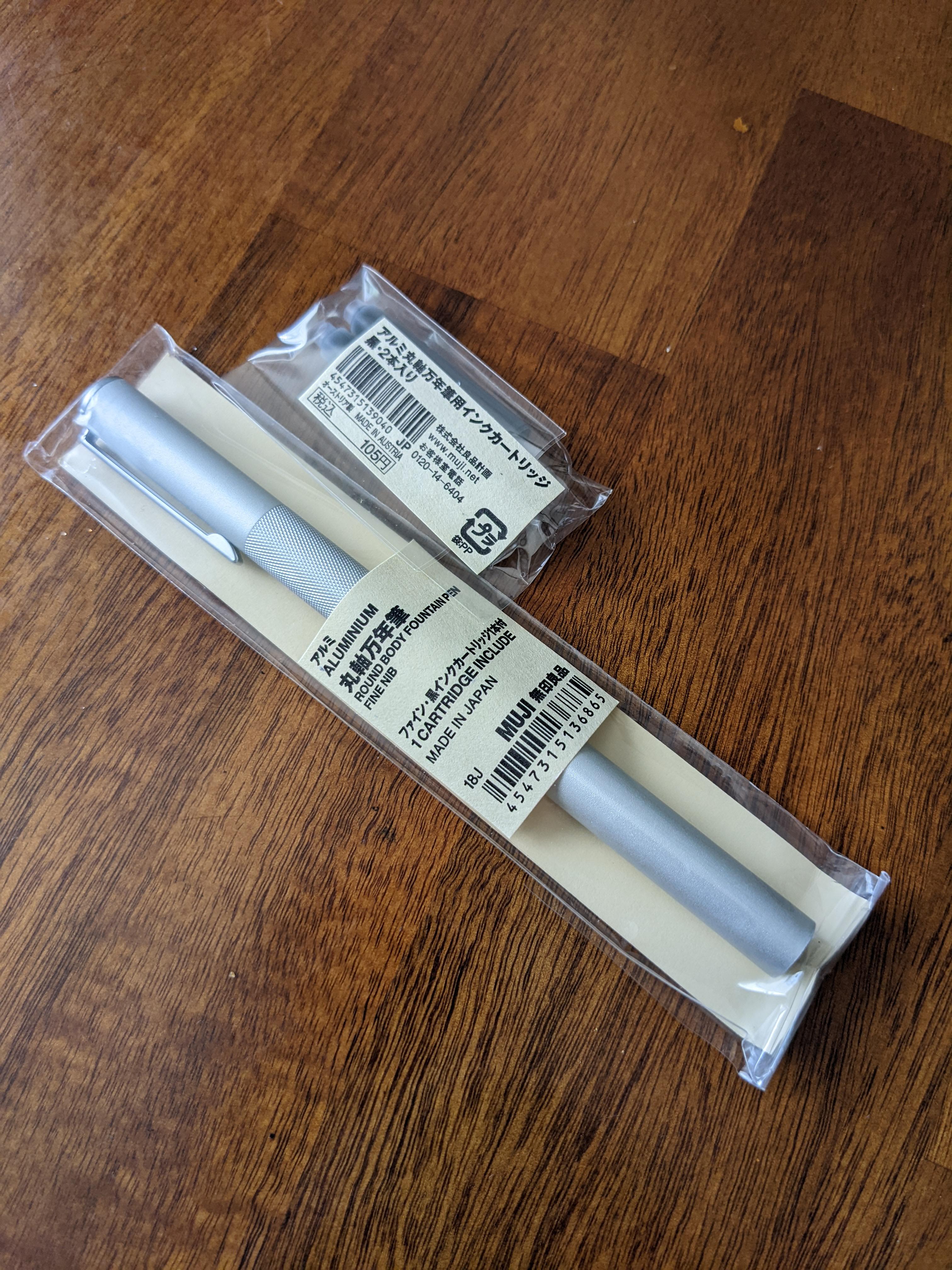 Finally bought a Muji Pen! r/fountainpens