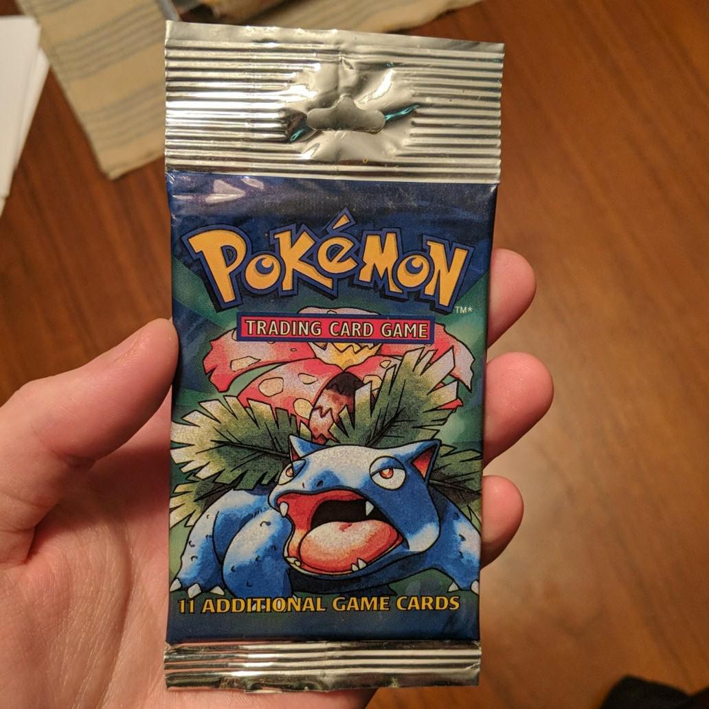 Old pokemon packs r/nostalgia