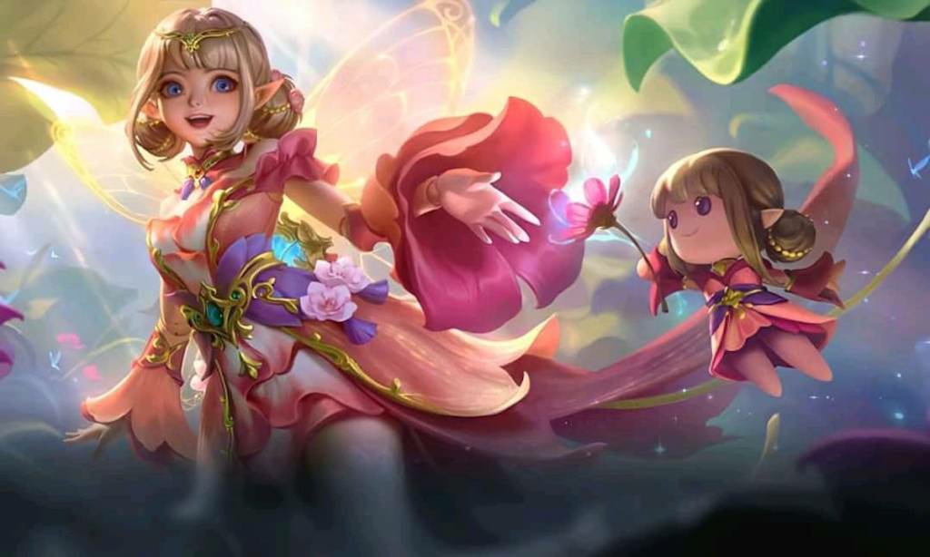 Angela's Floral Elf finished artwork ♡ r/MobileLegendsGame