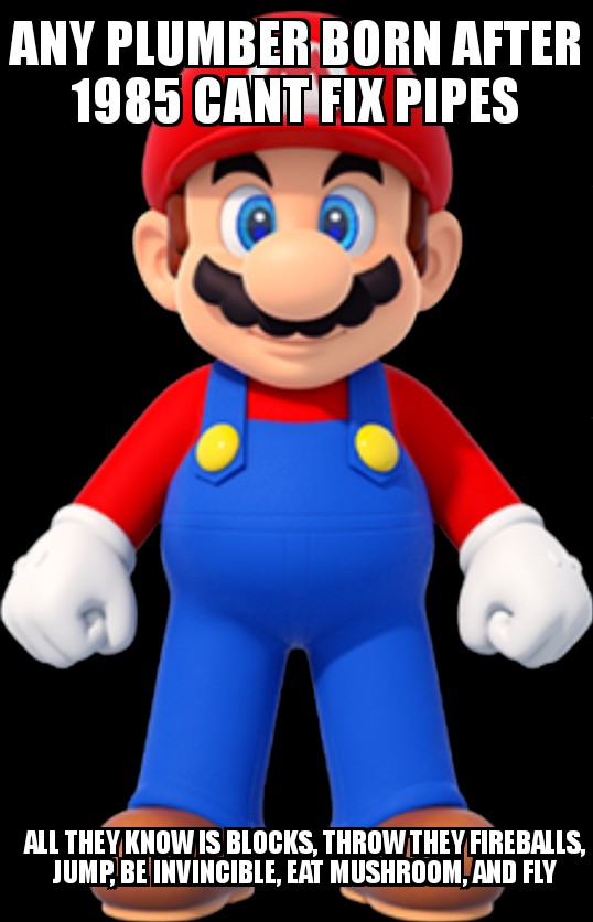 Heres a meme Mario