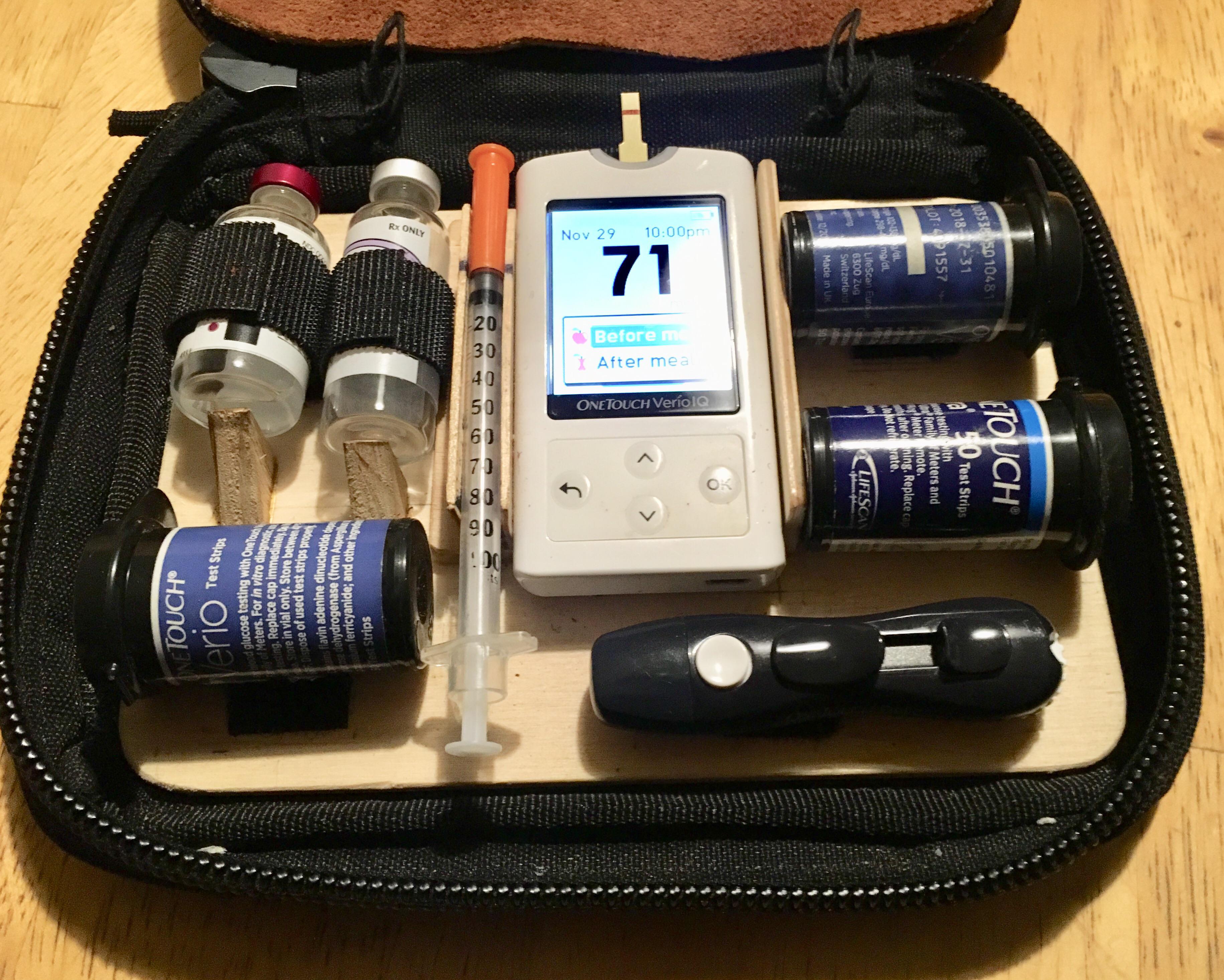 I made a diabetes kit from a tactical EDC pouch. r/diabetes