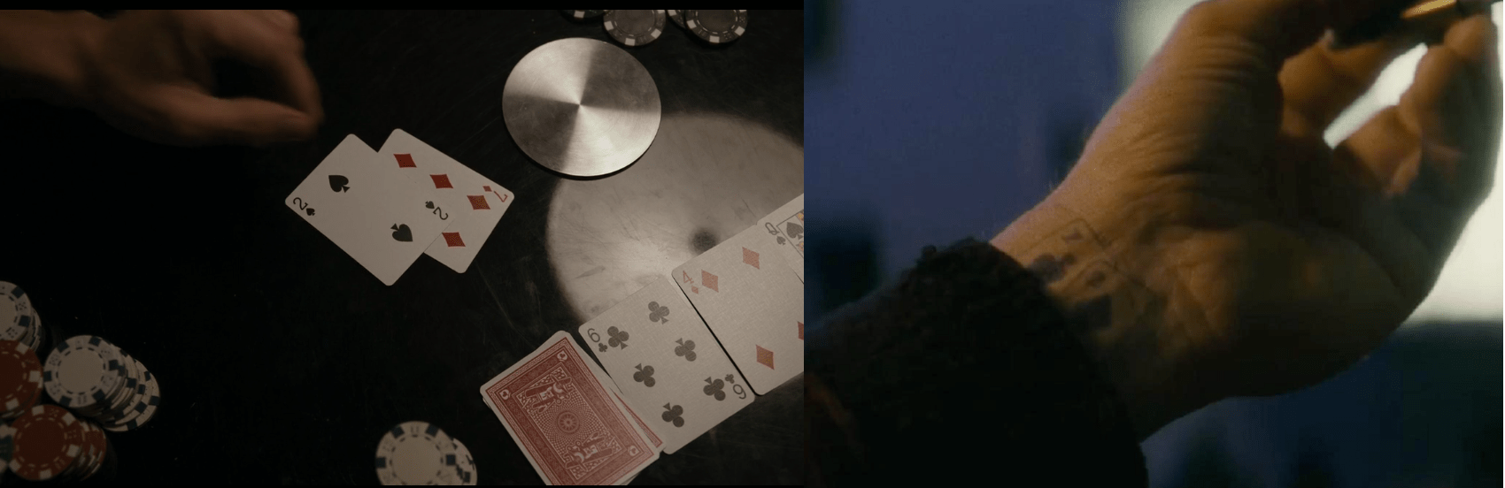 Lalo had a 7 2 unsuited in S05E02, like Bob Odenkirk's character's